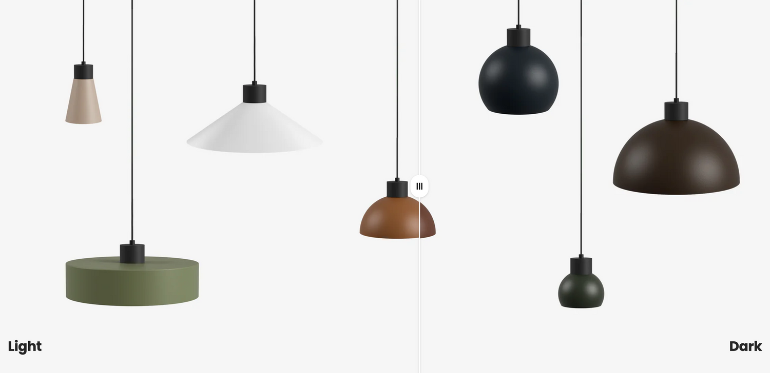 What pendant light shade fits best