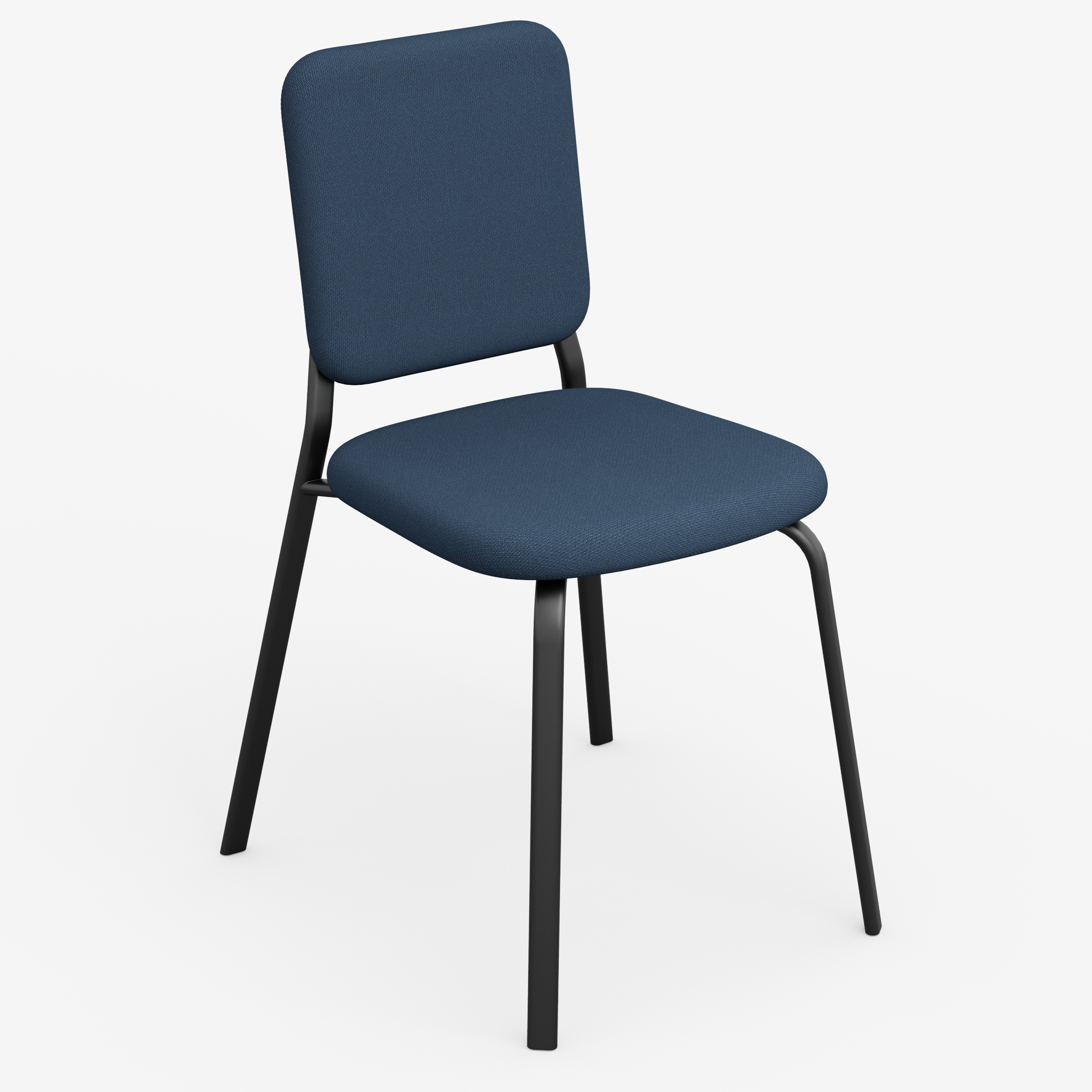 Form - Chair (Square, Navy Blue)