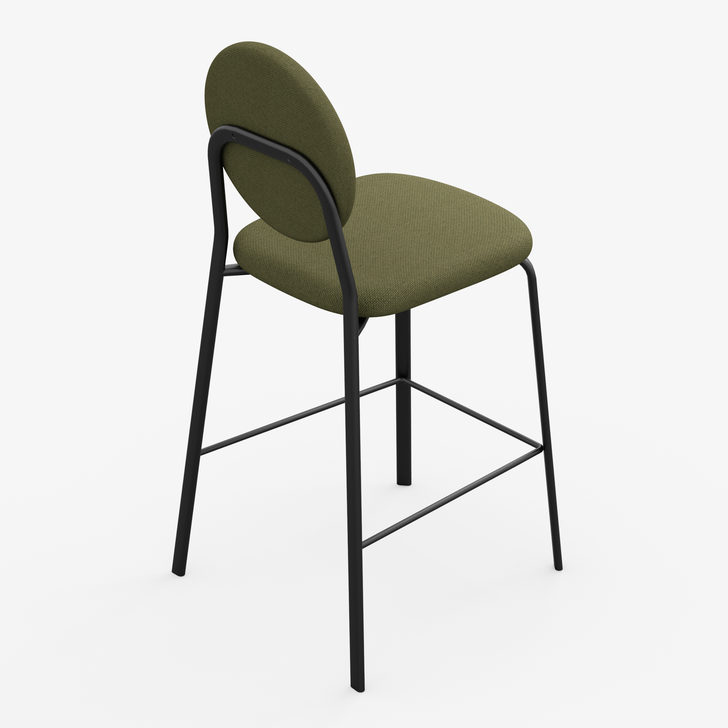 Form - Chair / High (Round, Olive Green)