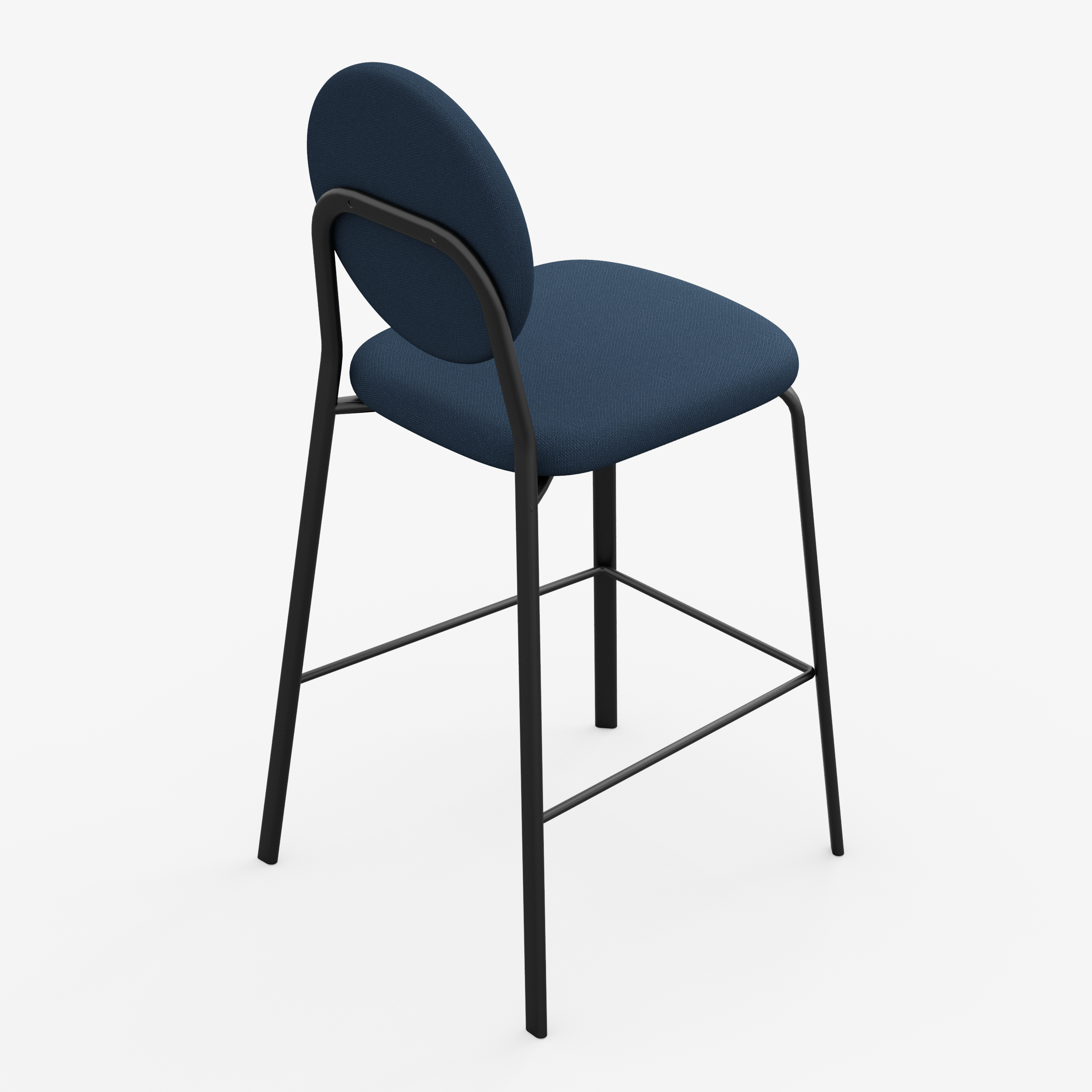 Form - Chair / High (Round, Navy Blue)