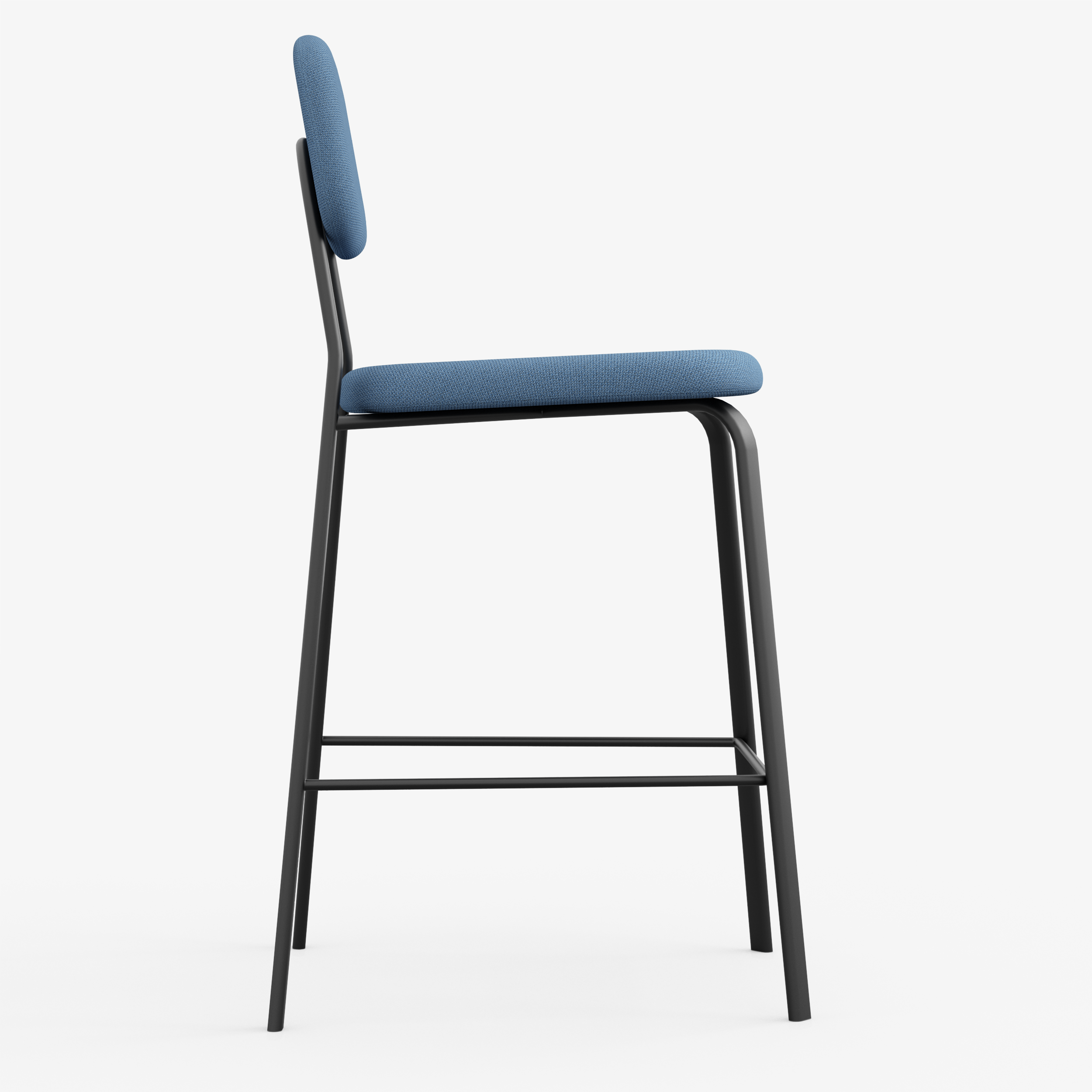 Form - Chair / High (Rectangle, Denim Blue)