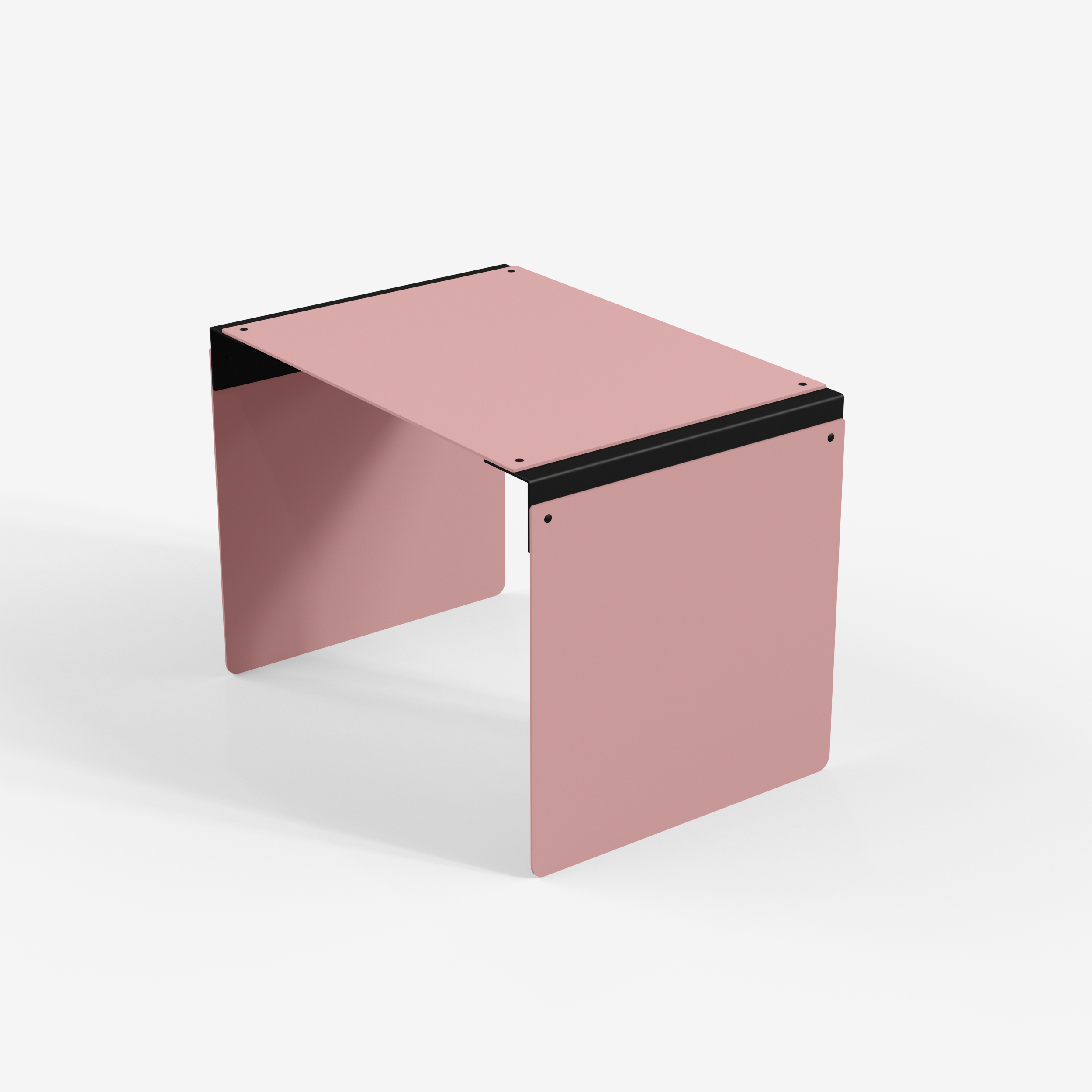 Connect - Coffee Table / L (Square, Pink)