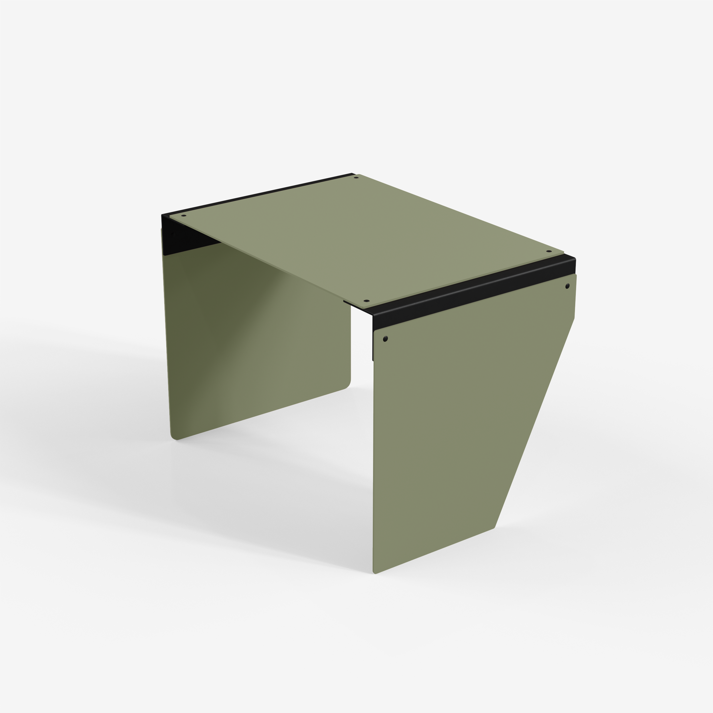 Connect - Coffee Table / L (Angle, Olive Green)