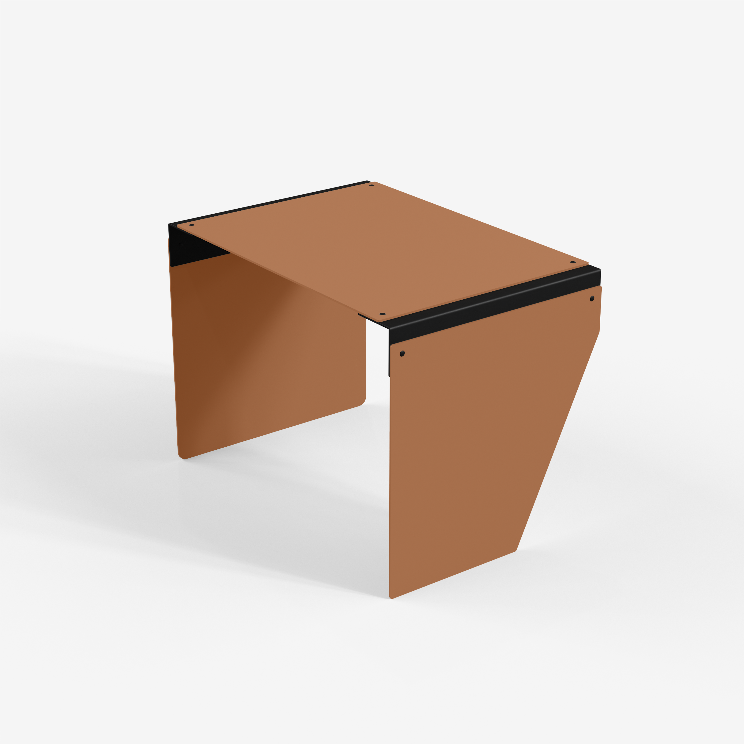 Connect - Coffee Table / L (Angle, Orange)