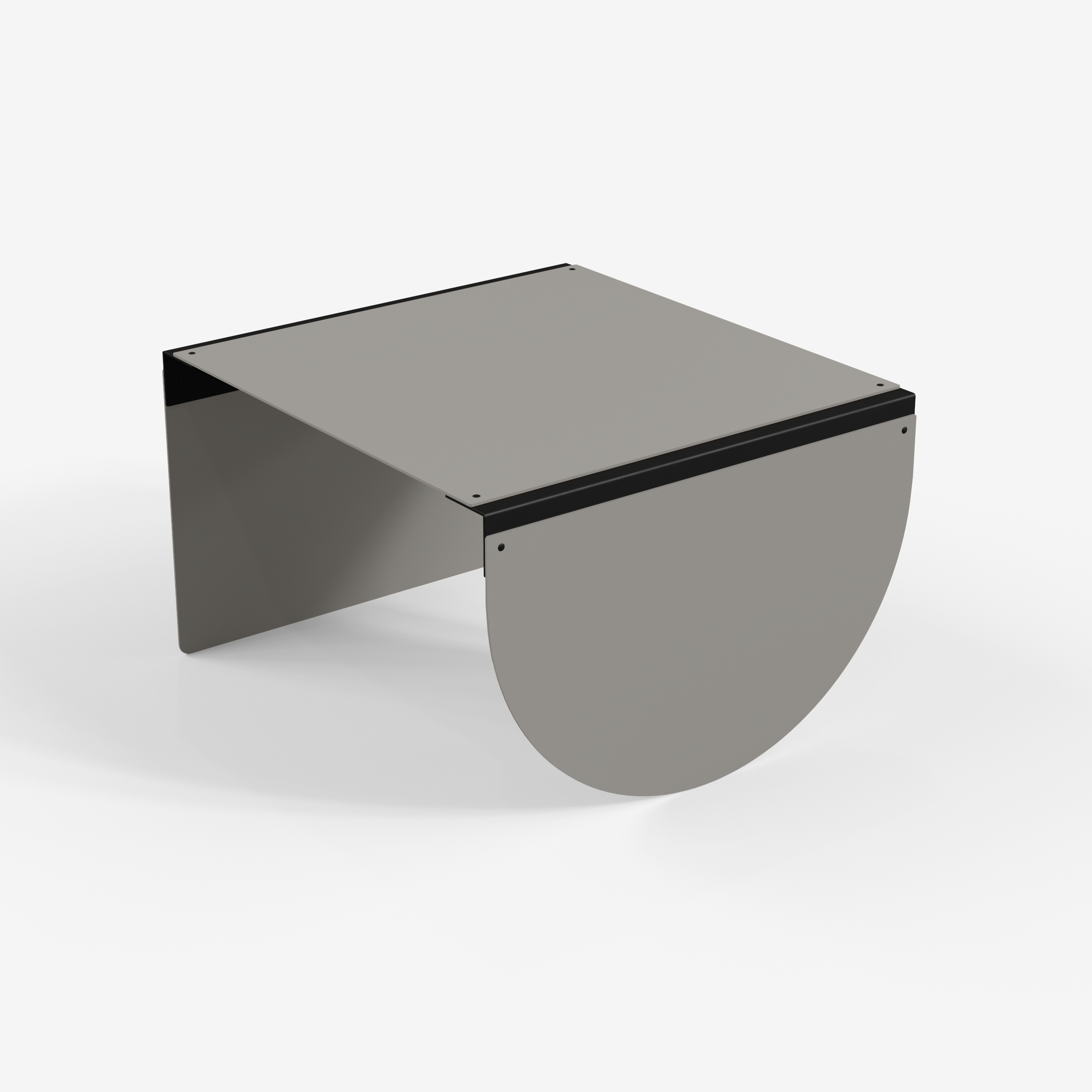 Connect - Coffee Table / XL (Round, Taupe)