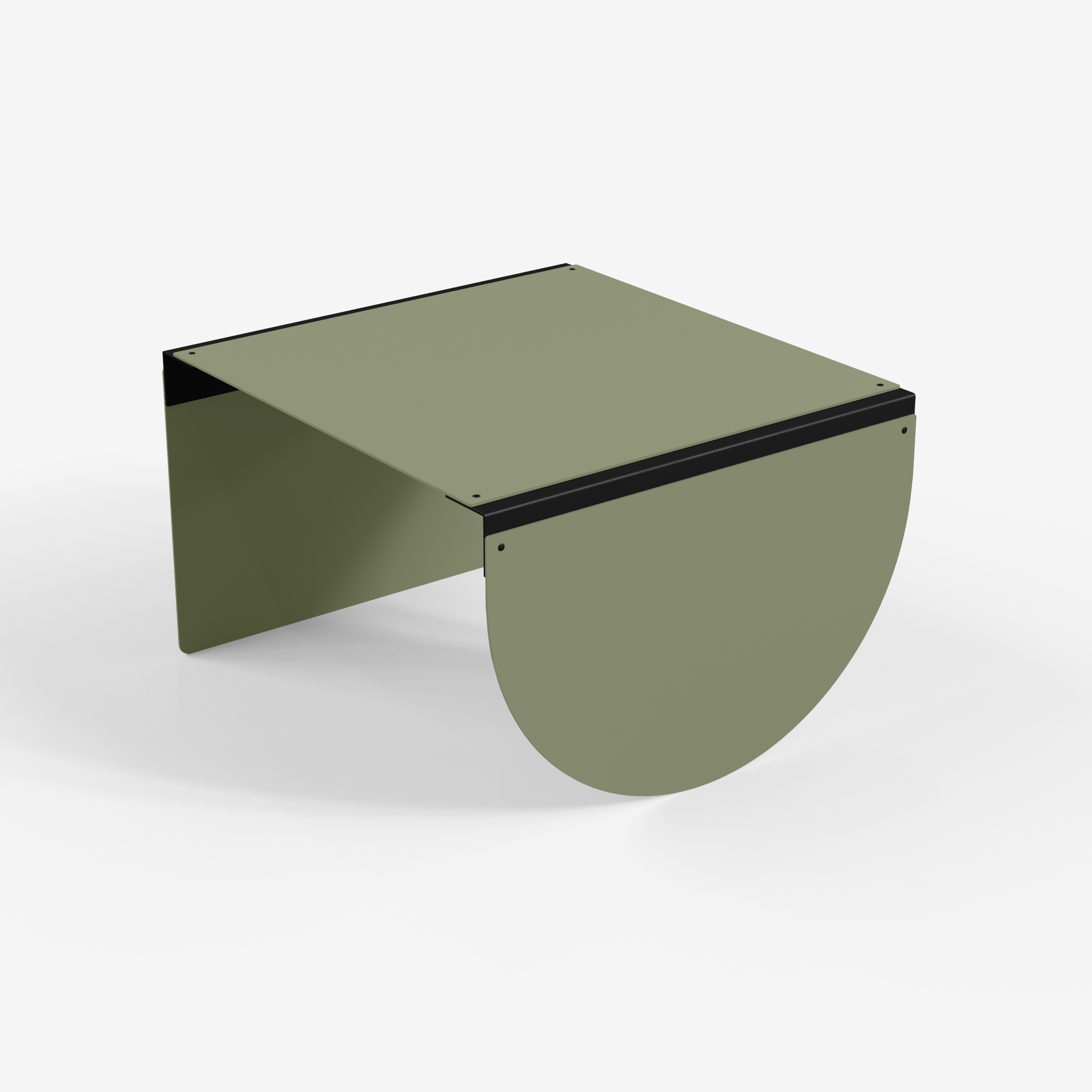 Connect - Coffee Table / XL (Round, Olive Green)