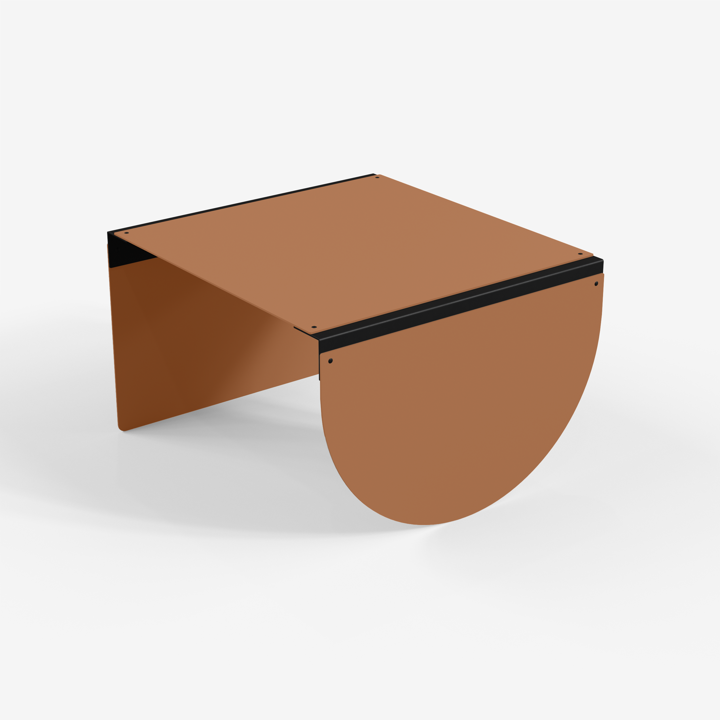 Connect - Coffee Table / XL (Round, Orange)