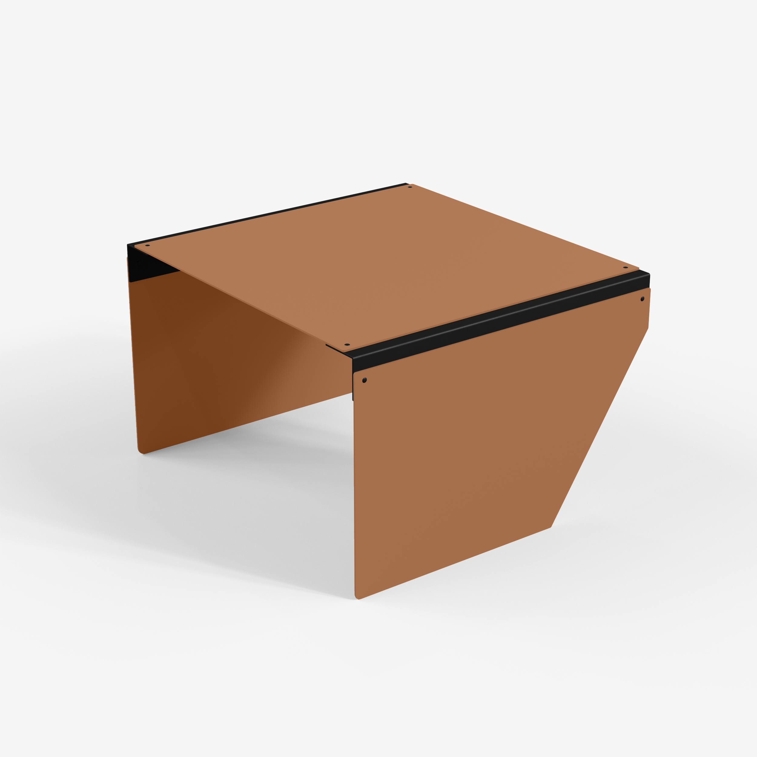 Connect - Coffee Table / XL (Angle, Orange)