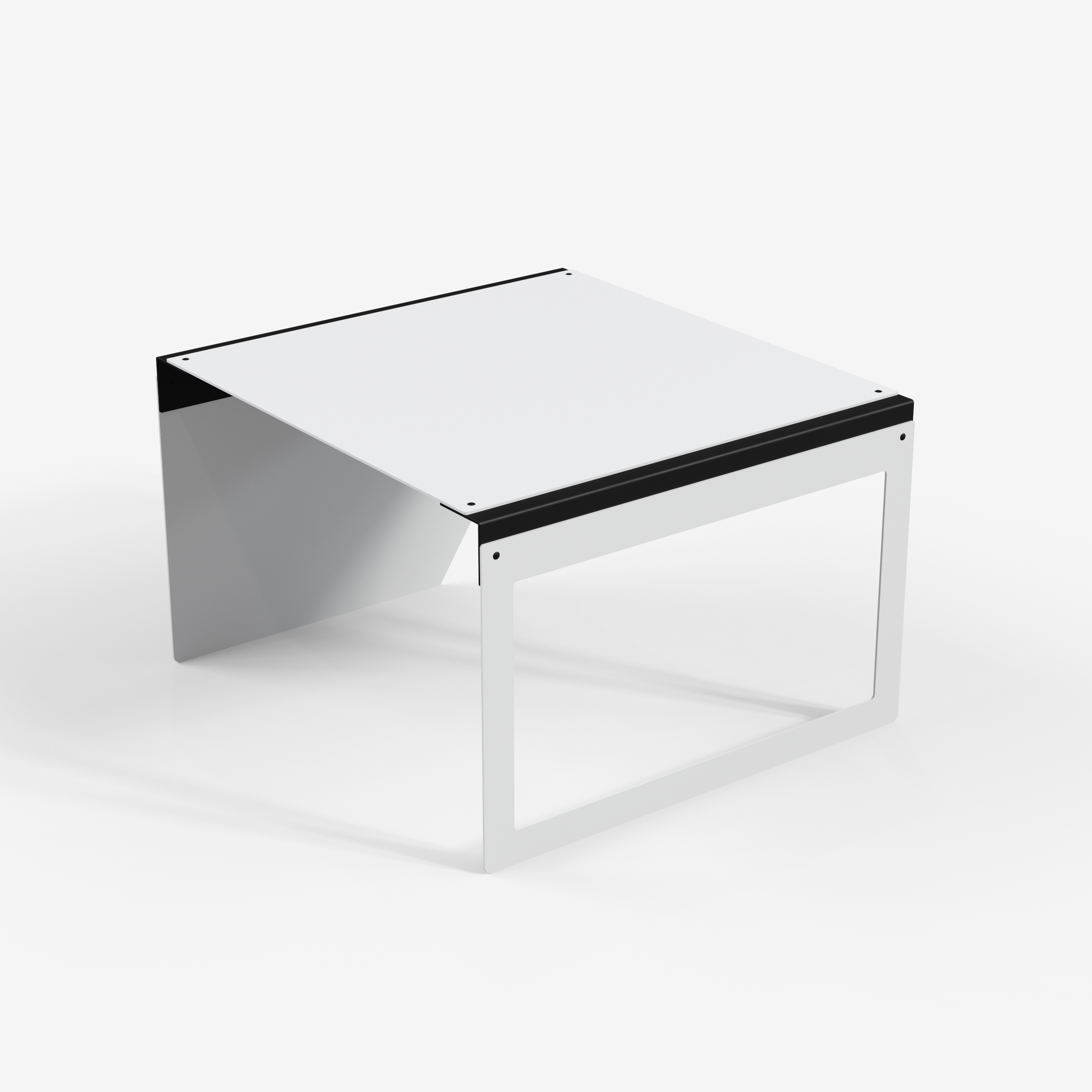 Connect - Coffee Table / XL (Frame/Angle, White)
