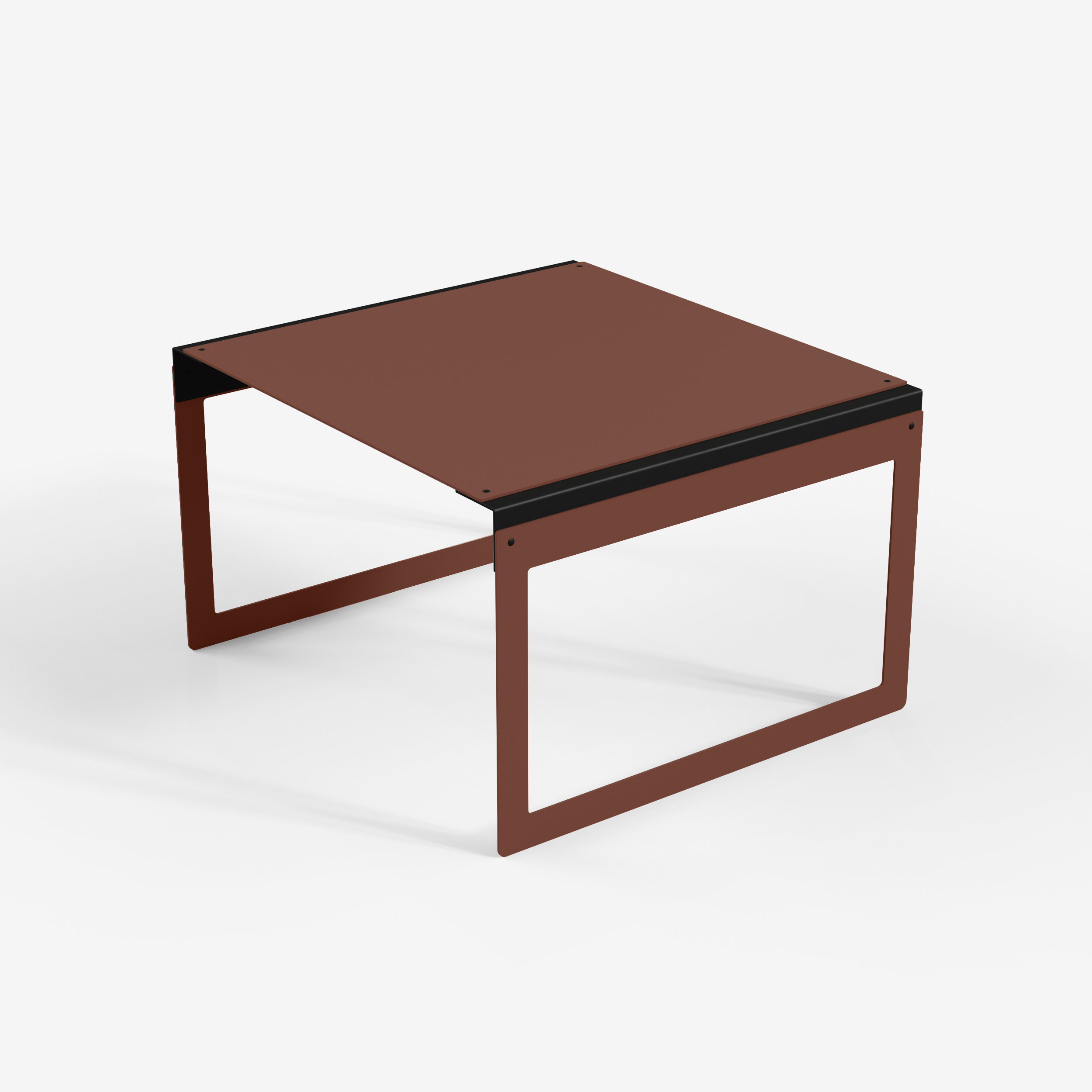 Connect - Coffee Table / XL (Frame, RedBrown)