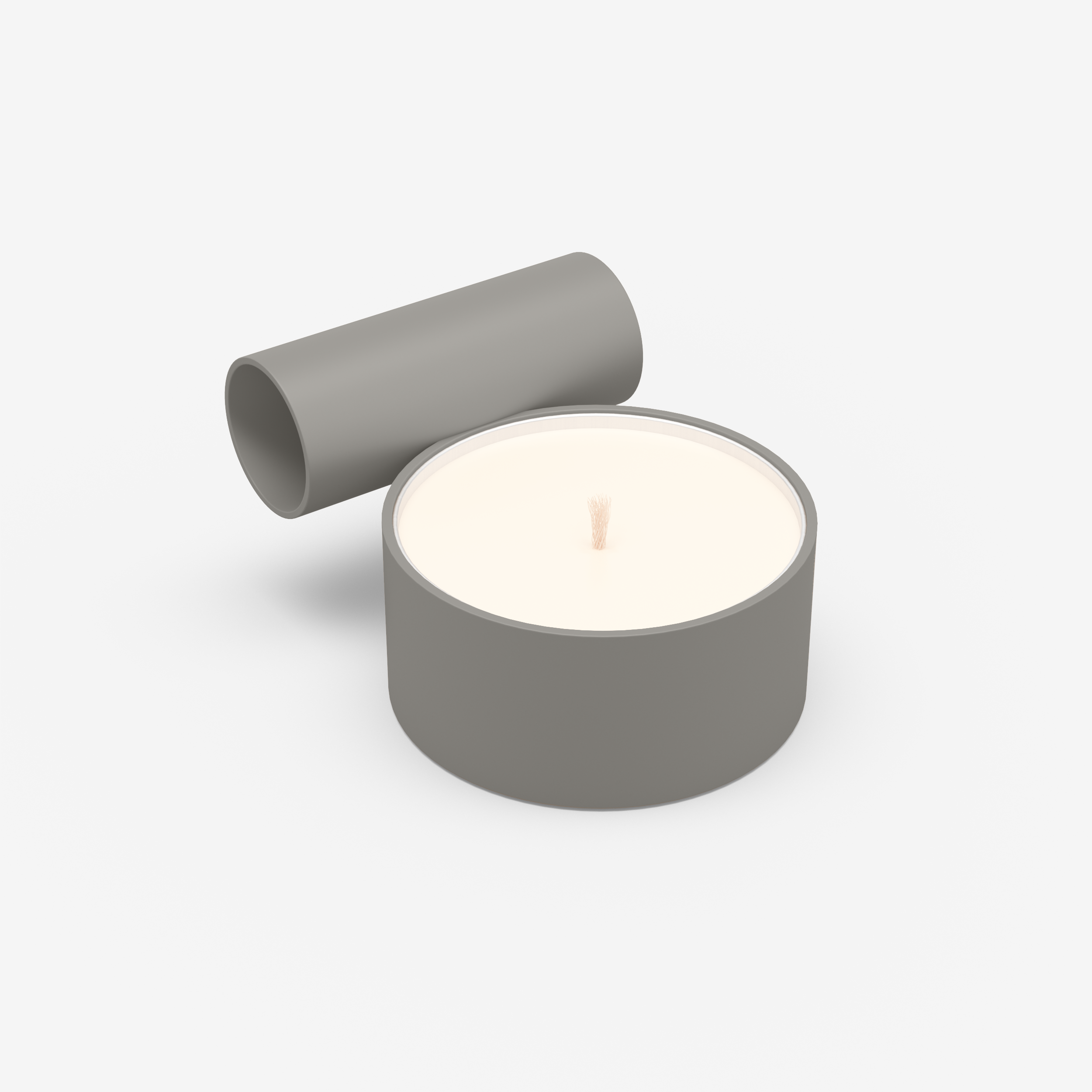 Split - Candle Holder (L, Taupe)