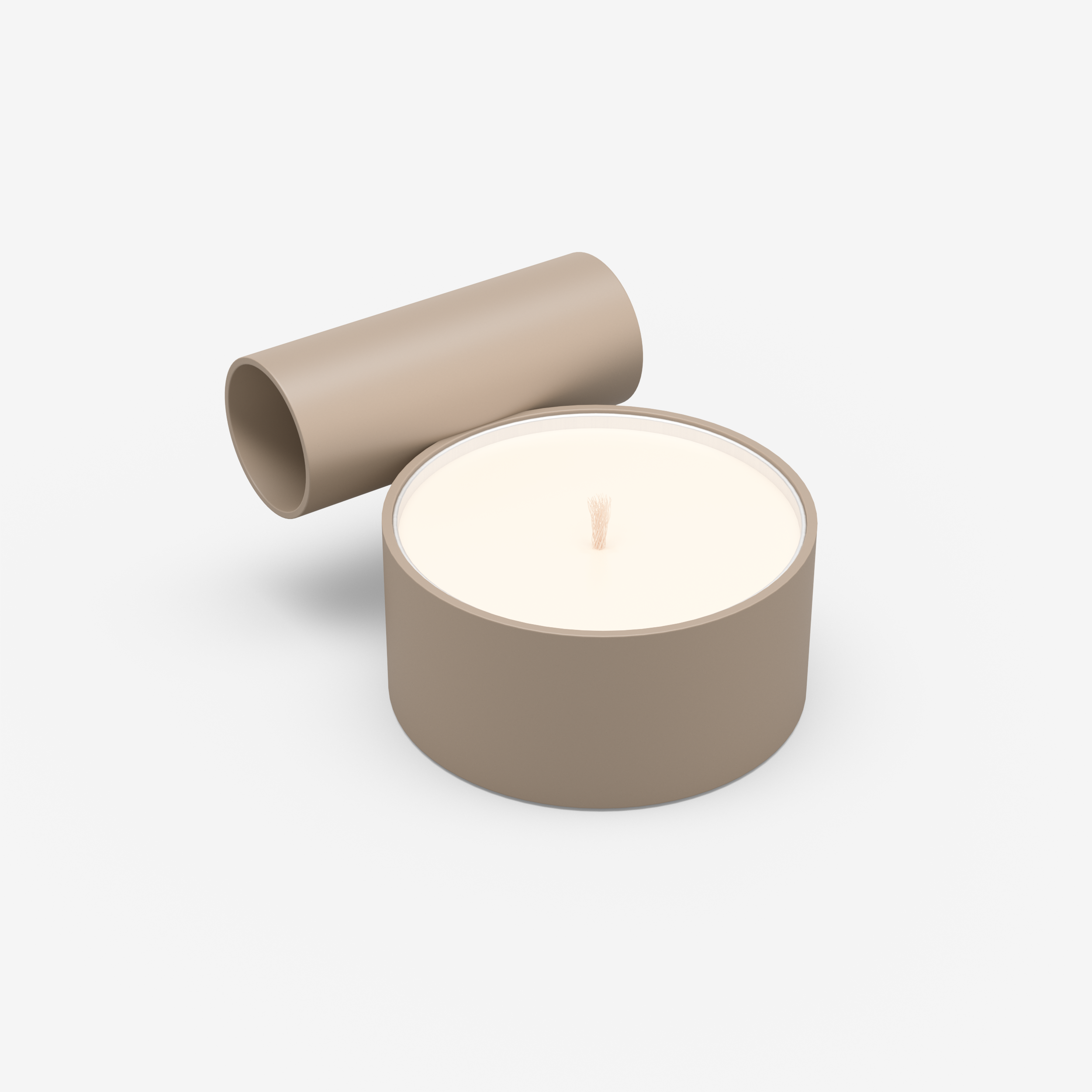 Split - Candle Holder (L, Beige)