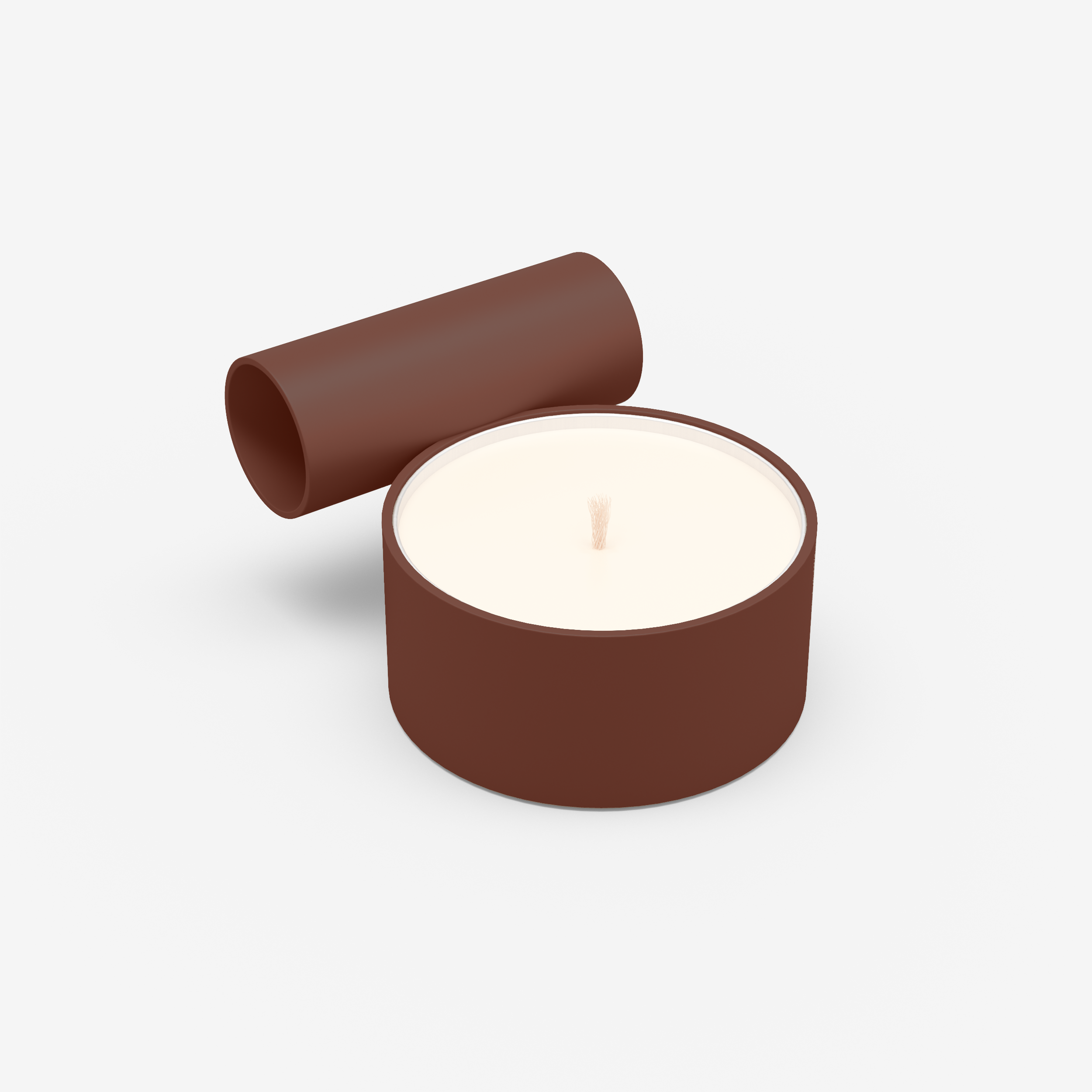 Split - Candle Holder (L, RedBrown)