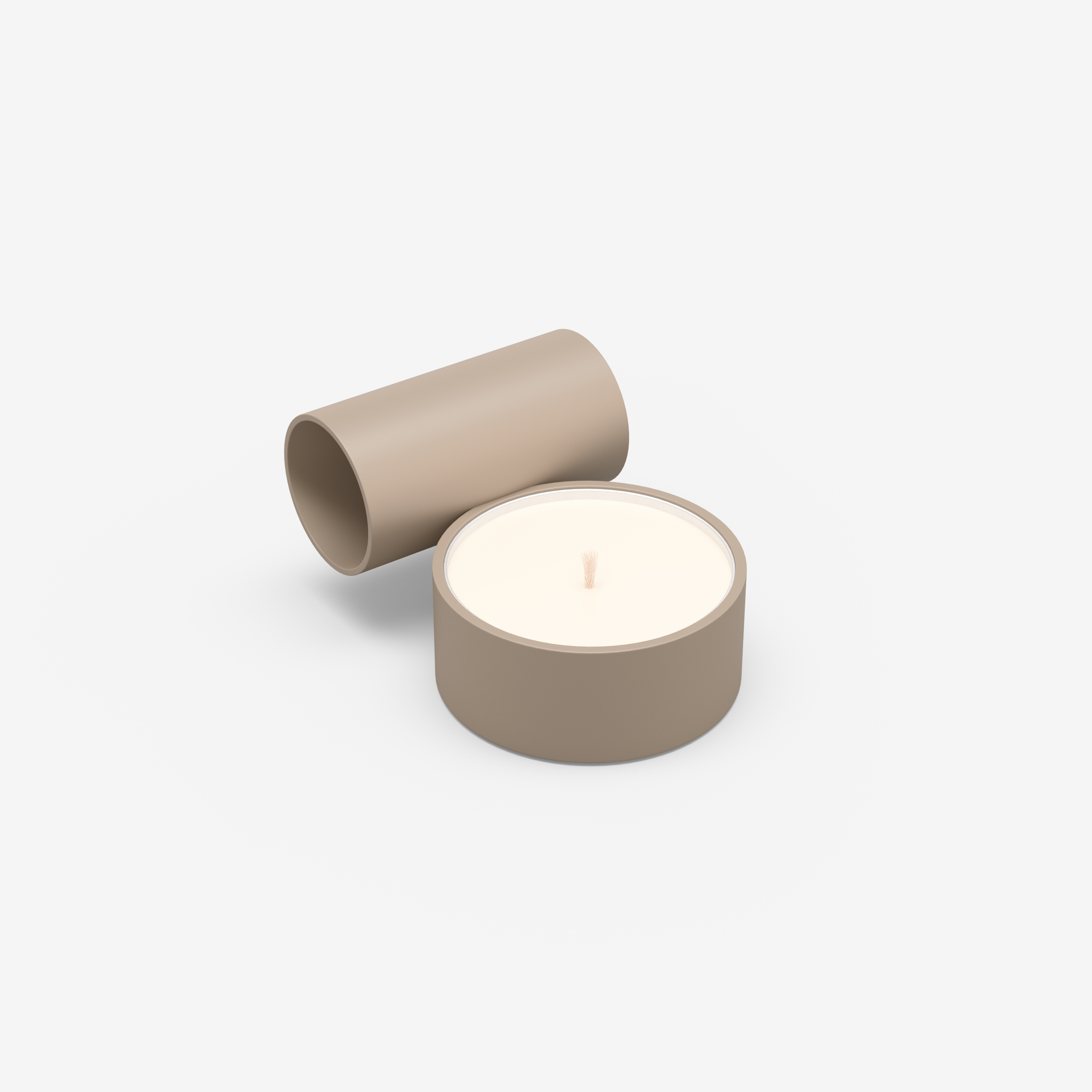 Split - Candle Holder (S, Beige)