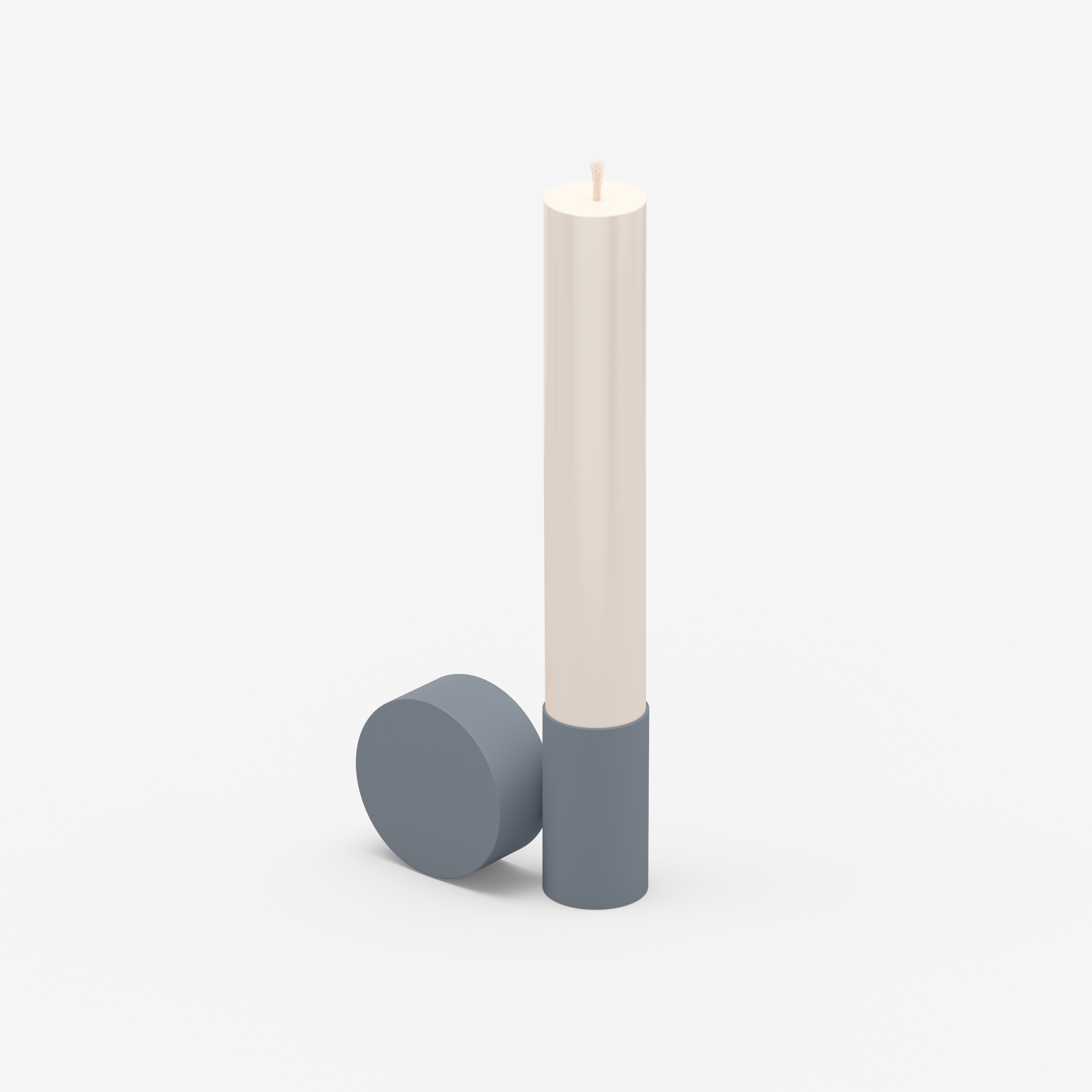 Split - Candle Holder (S, Denim Blue)