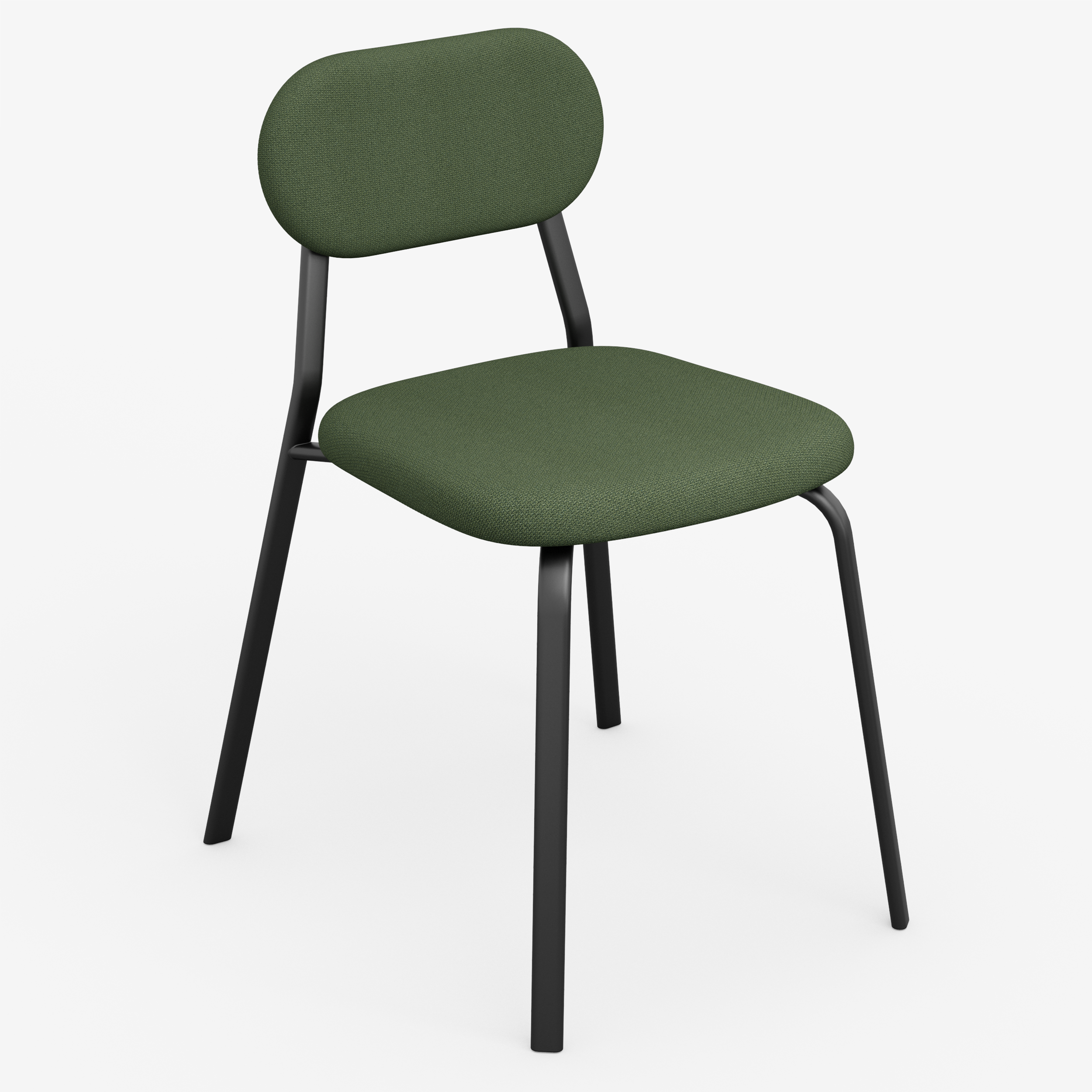 Form - Chair (Oval, Moss Green)