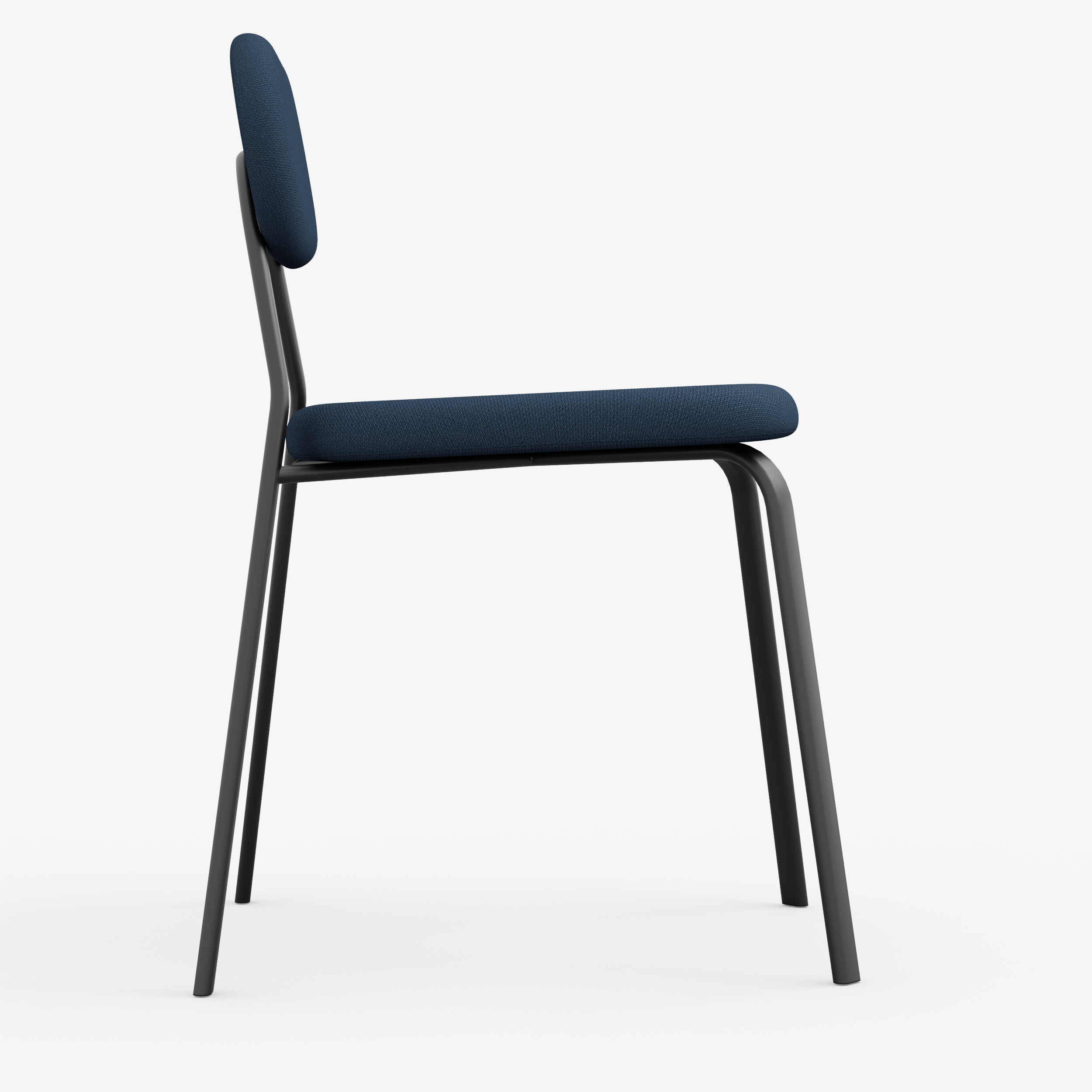 Form - Chair (Oval, Navy Blue)