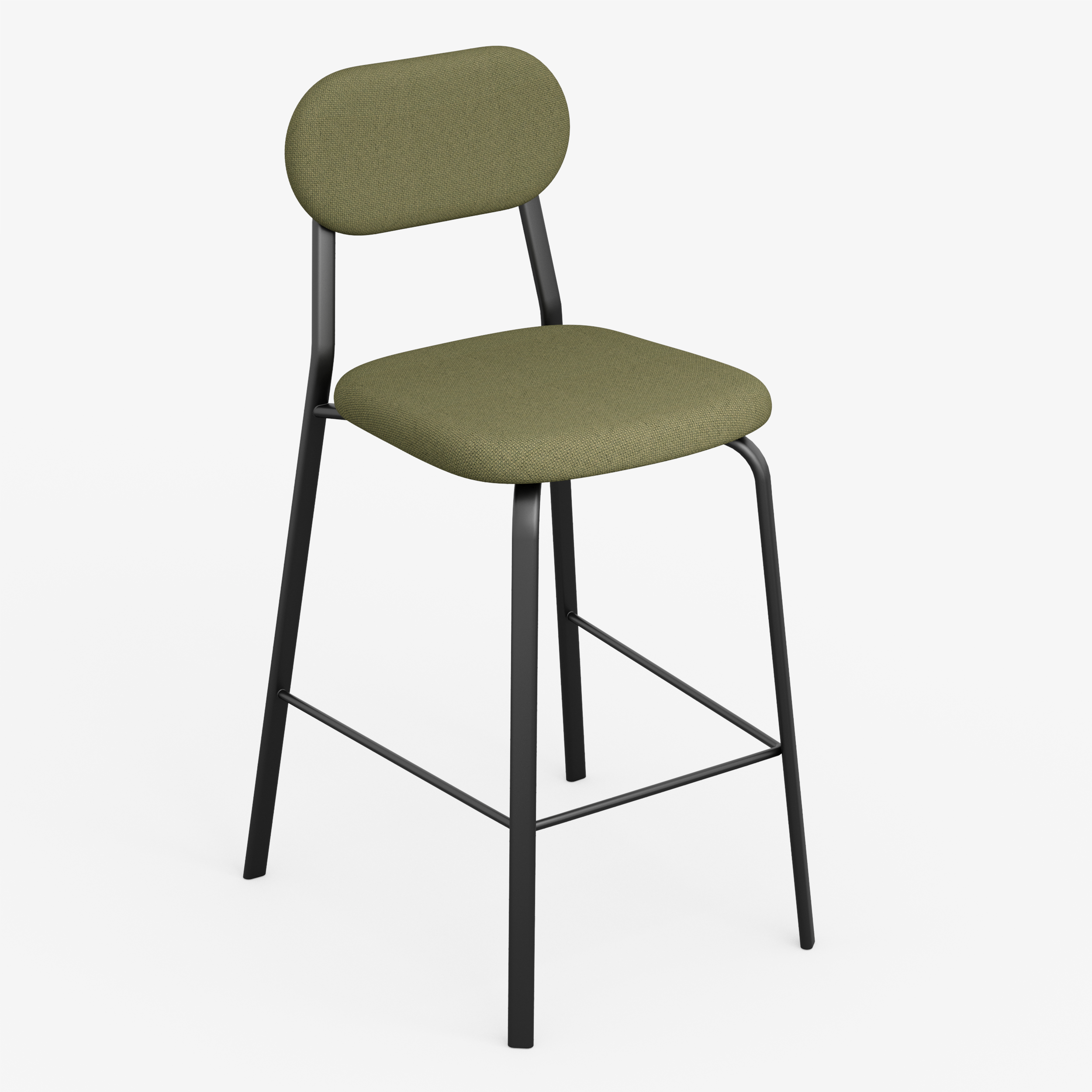Form - Chair / High (Oval, Olive Green)