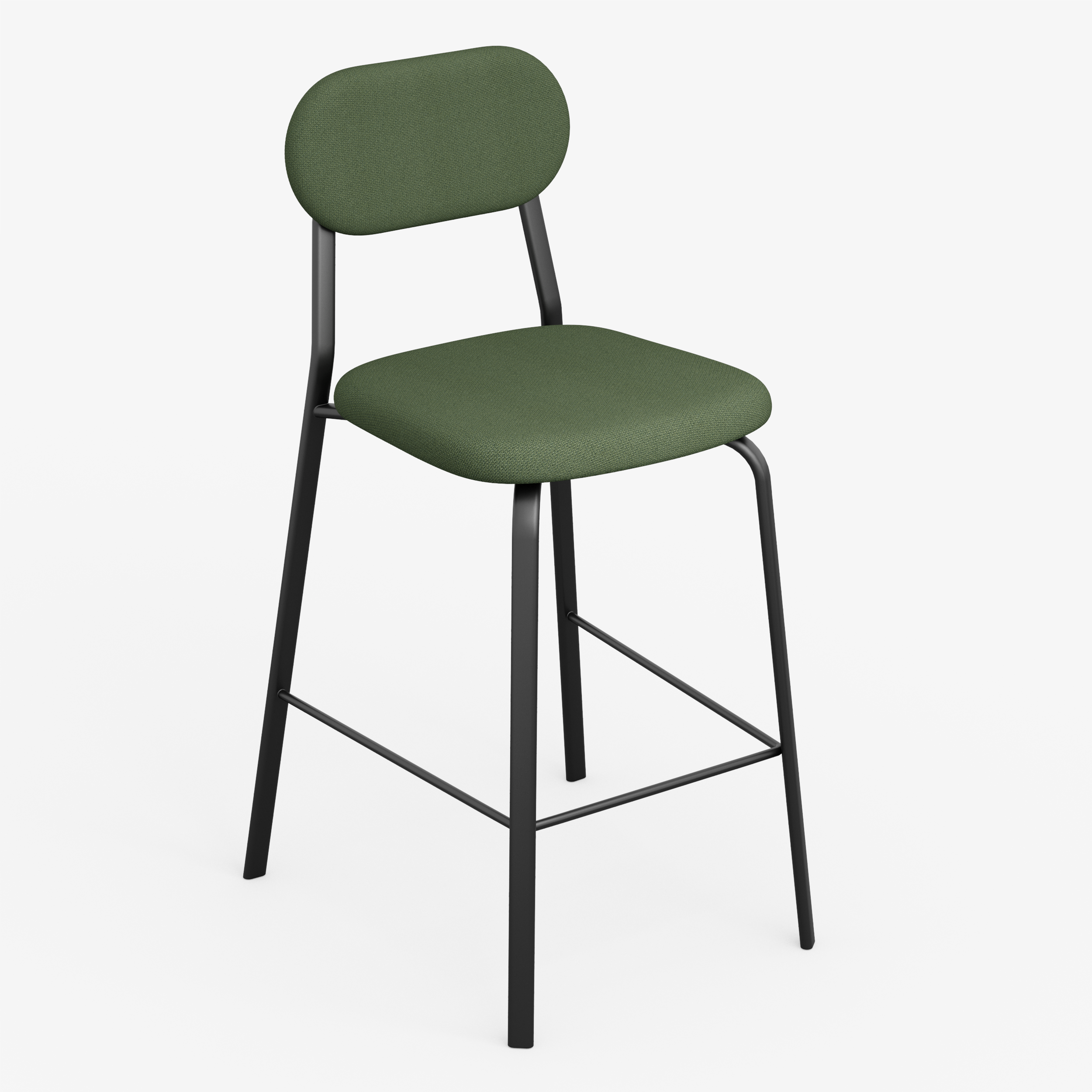 Form - Chair / High (Oval, Moss Green)