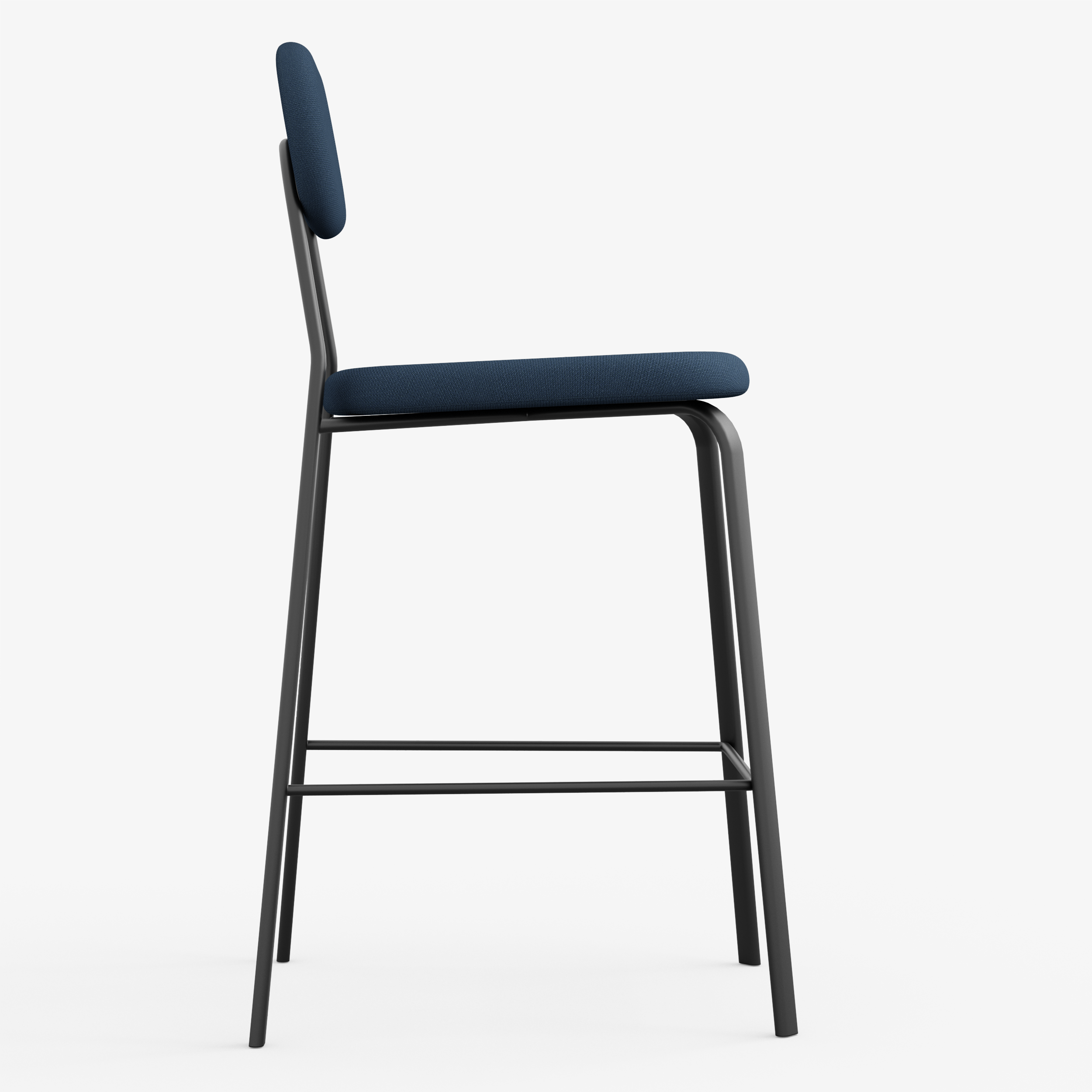 Form - Chair / High (Oval, Navy Blue)