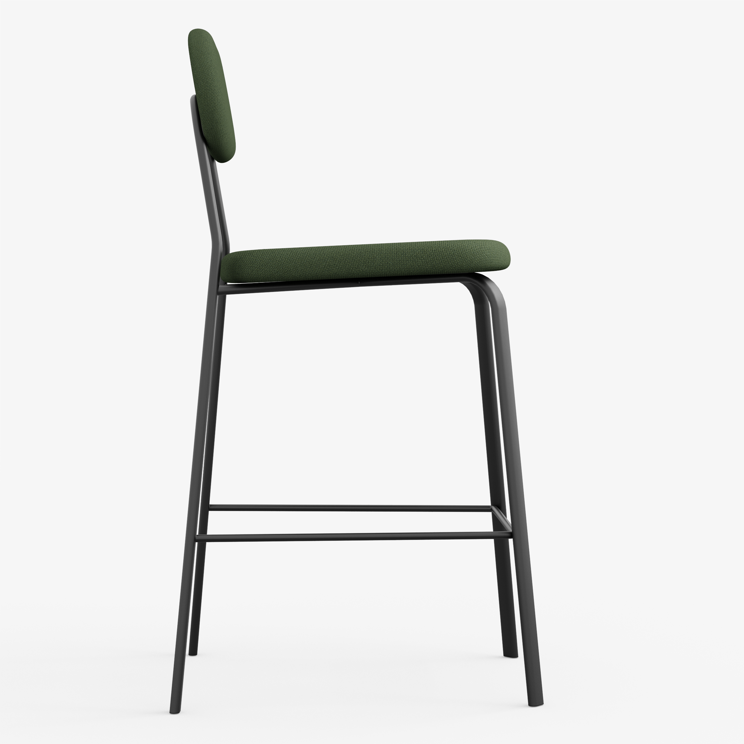 Form - Chair / High (Oval, Moss Green)