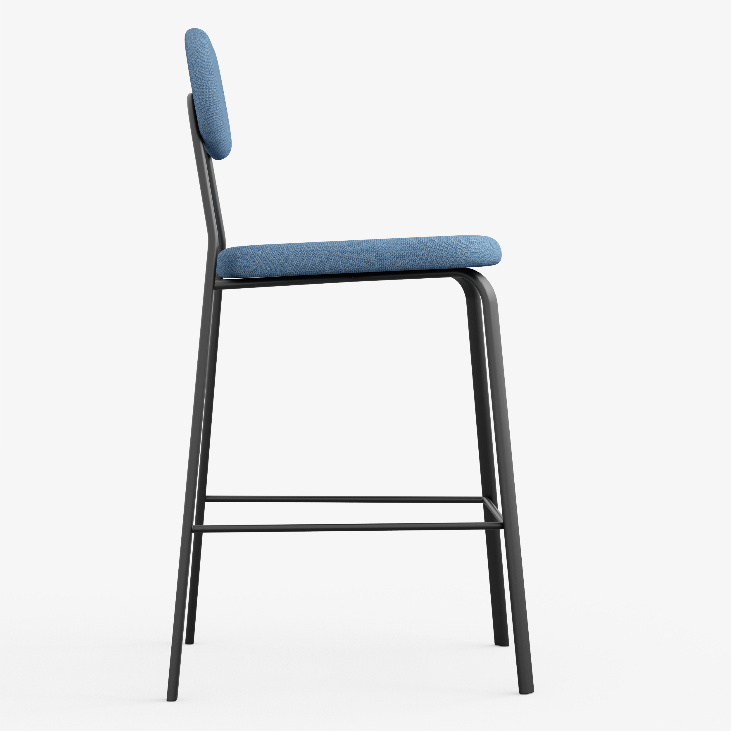 Form - Chair / High (Oval, Denim Blue)