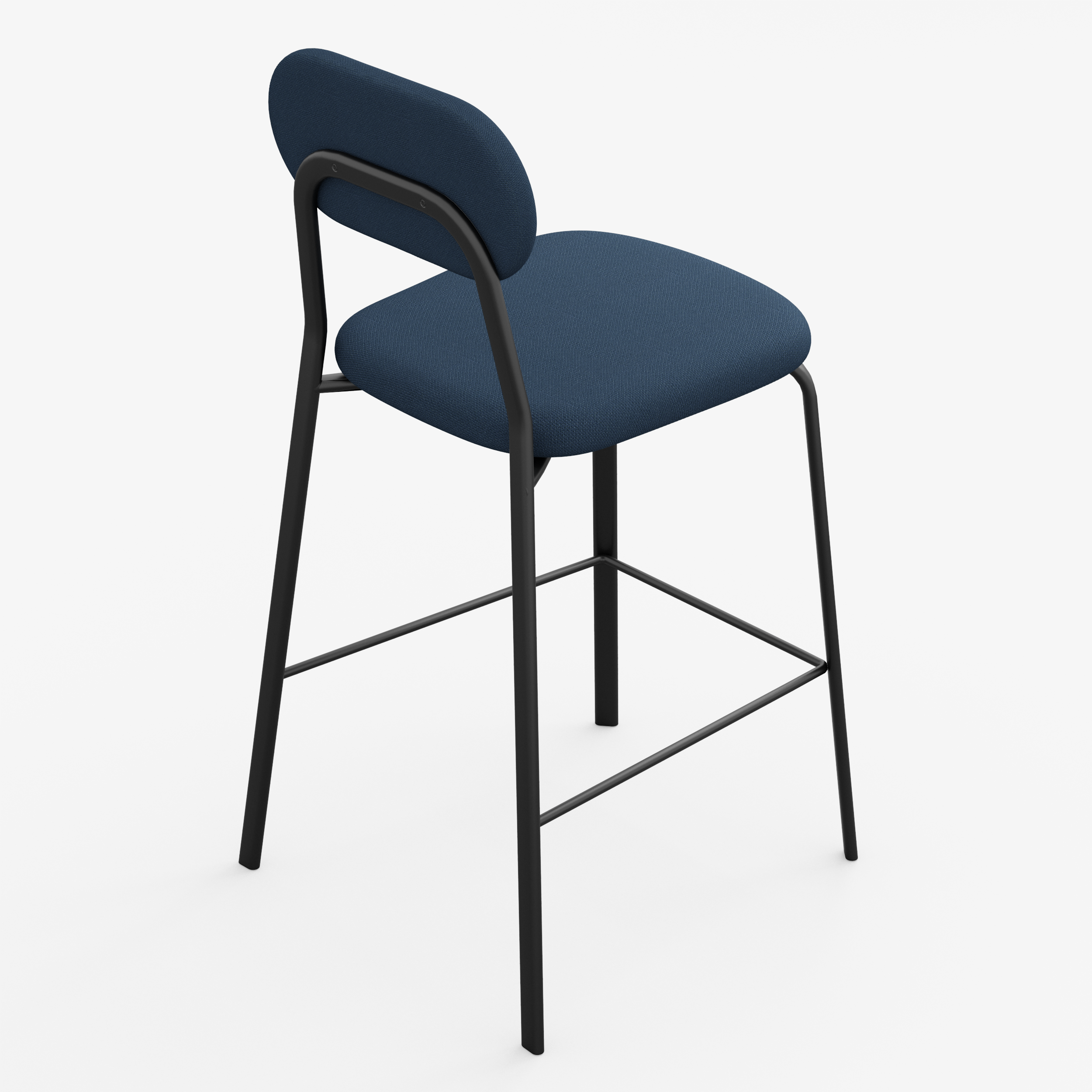 Form - Chair / High (Oval, Navy Blue)