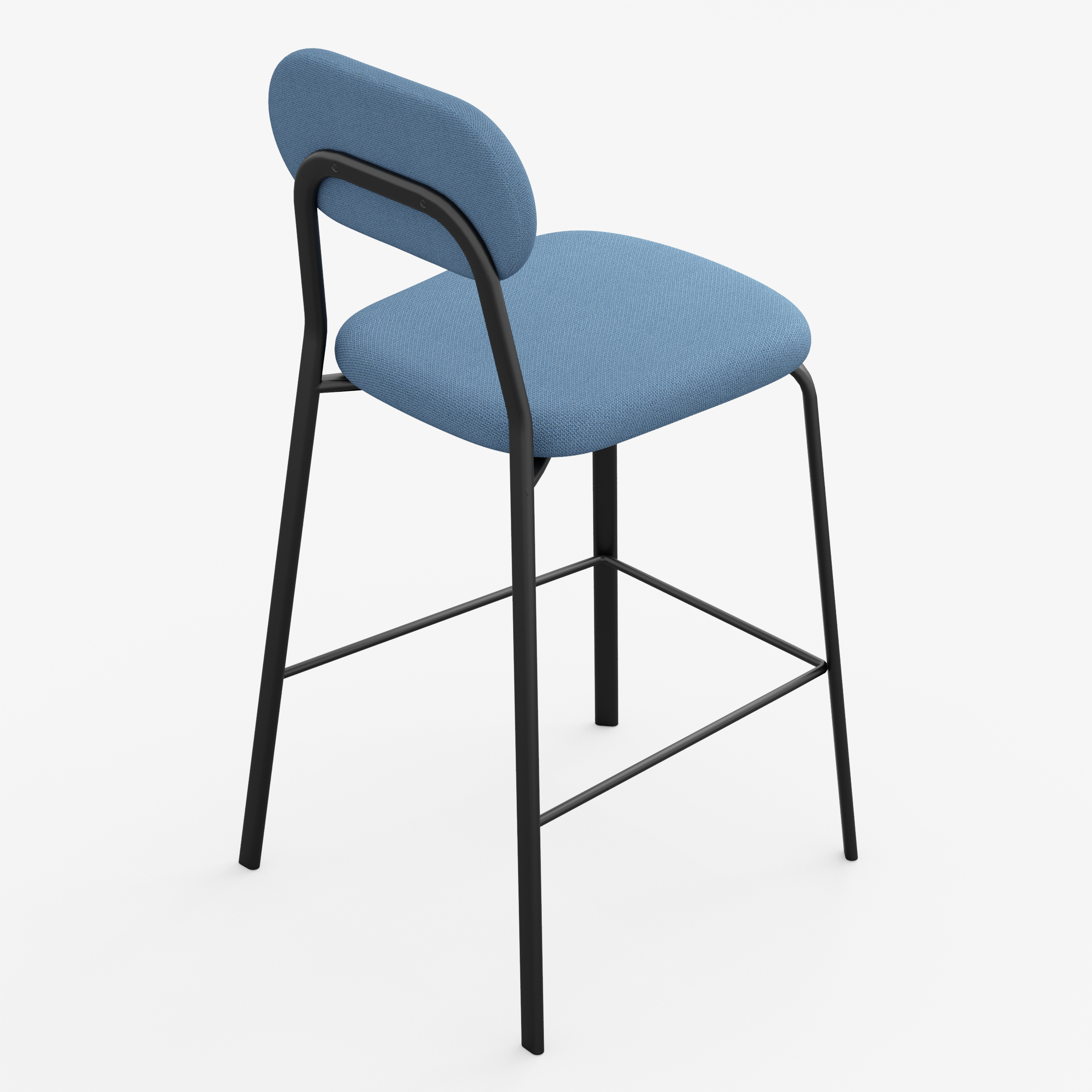 Form - Chair / High (Oval, Denim Blue)