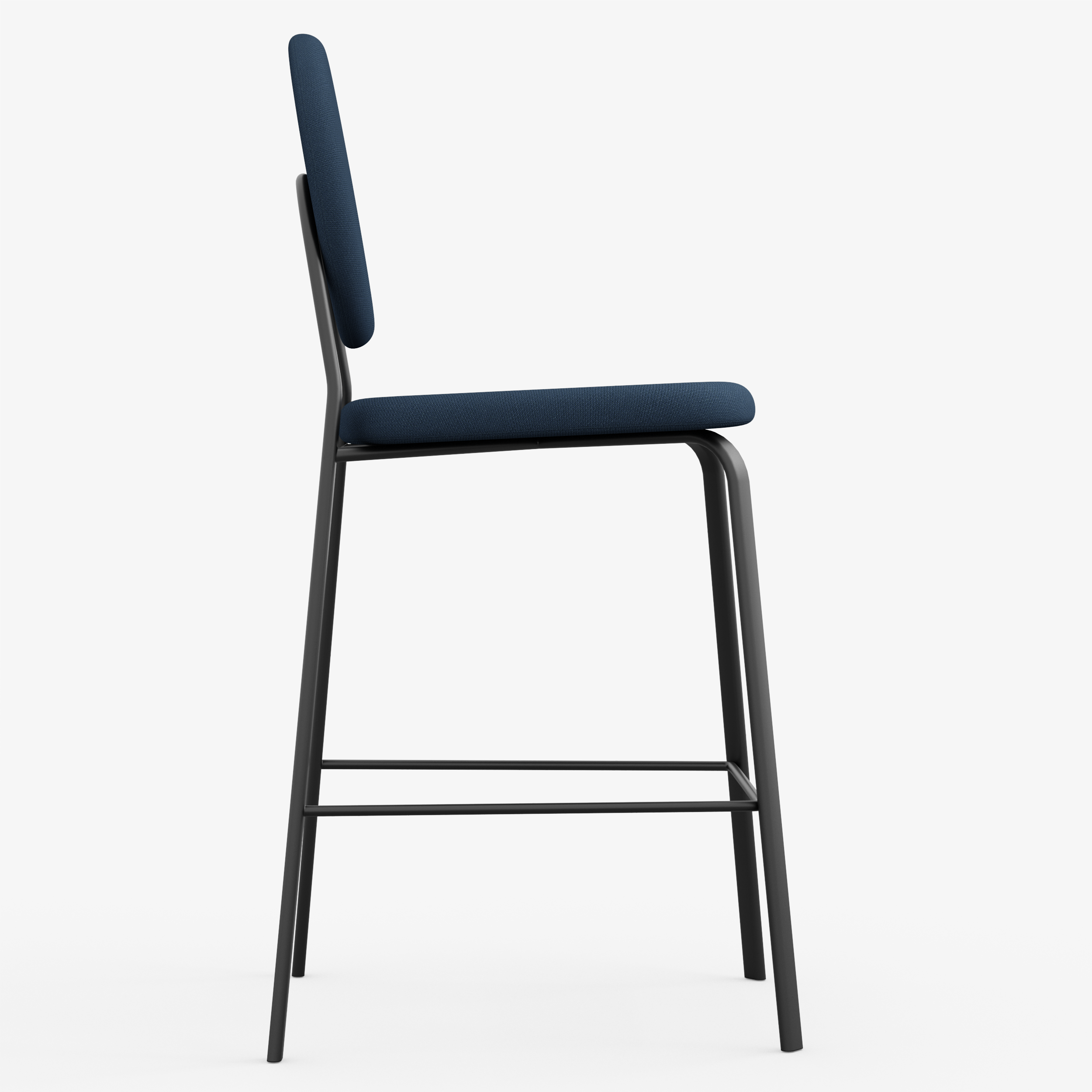 Form - Chair / High (Round, Navy Blue)