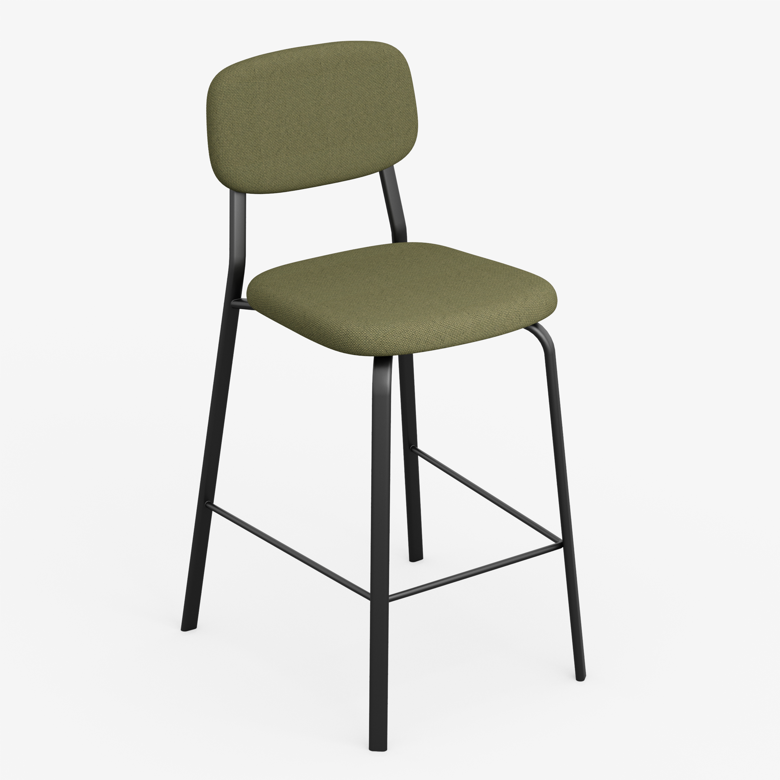 Form - Chair / High (Rectangle, Olive Green)