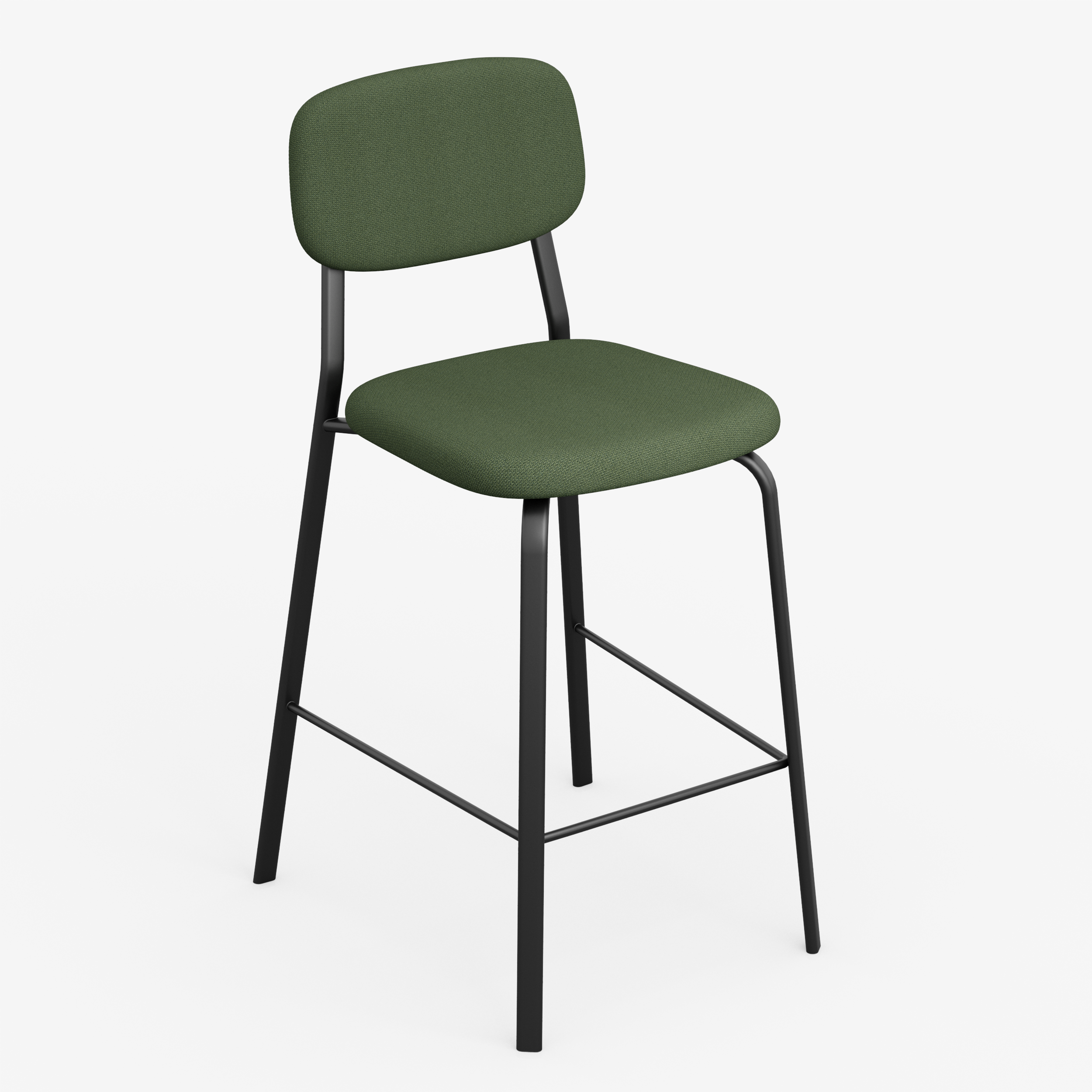 Form - Chair / High (Rectangle, Moss Green)