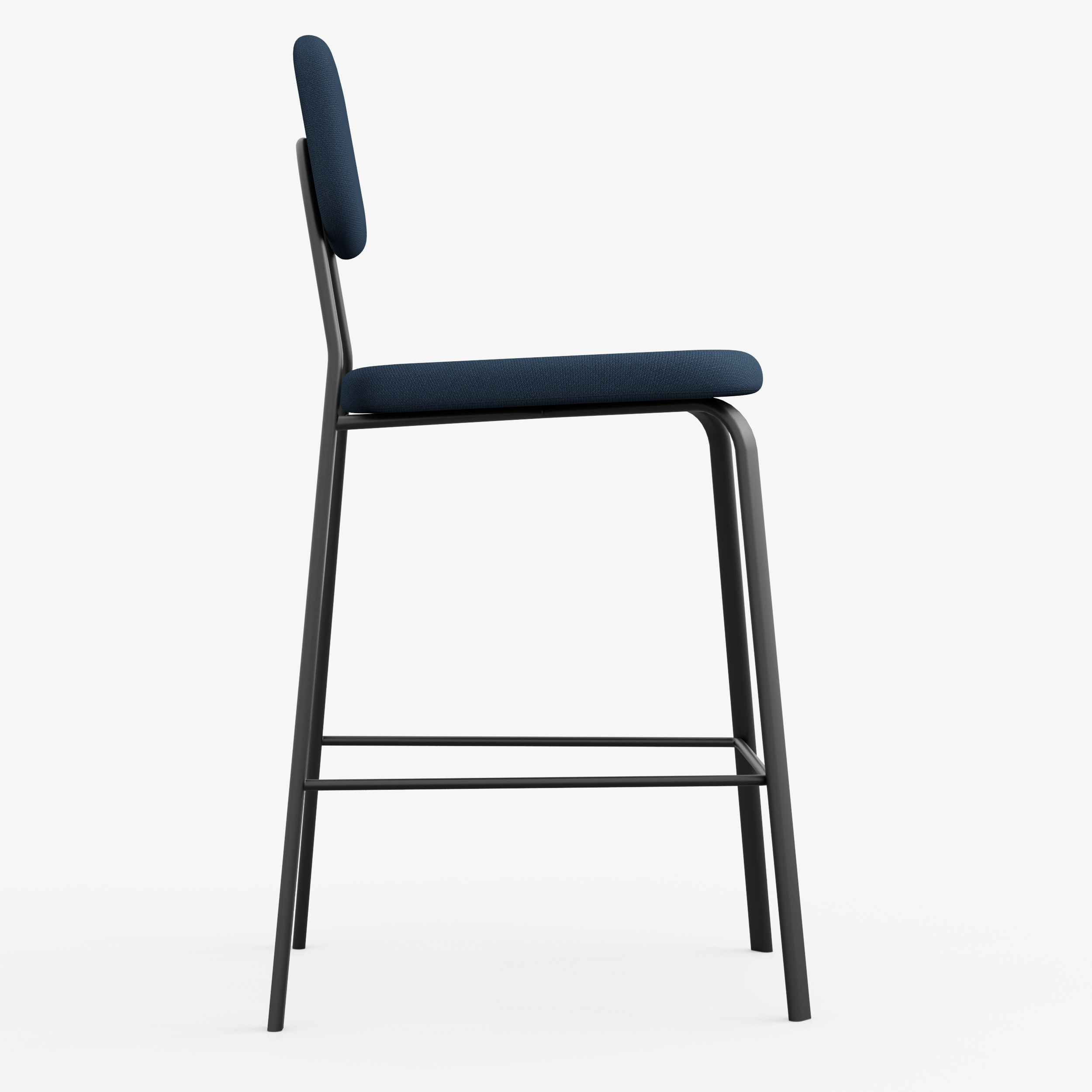 Form - Chair / High (Rectangle, Navy Blue)