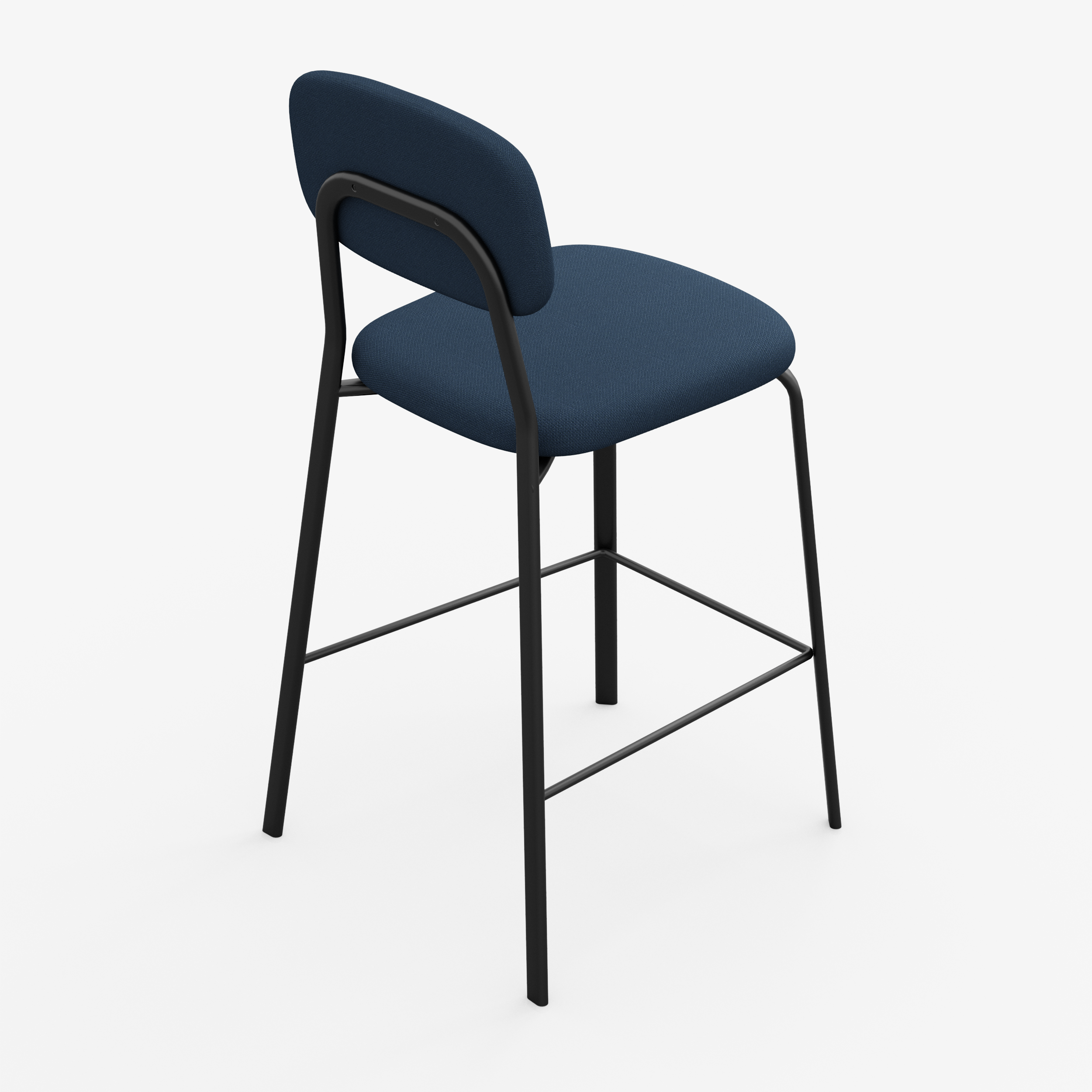 Form - Chair / High (Rectangle, Navy Blue)