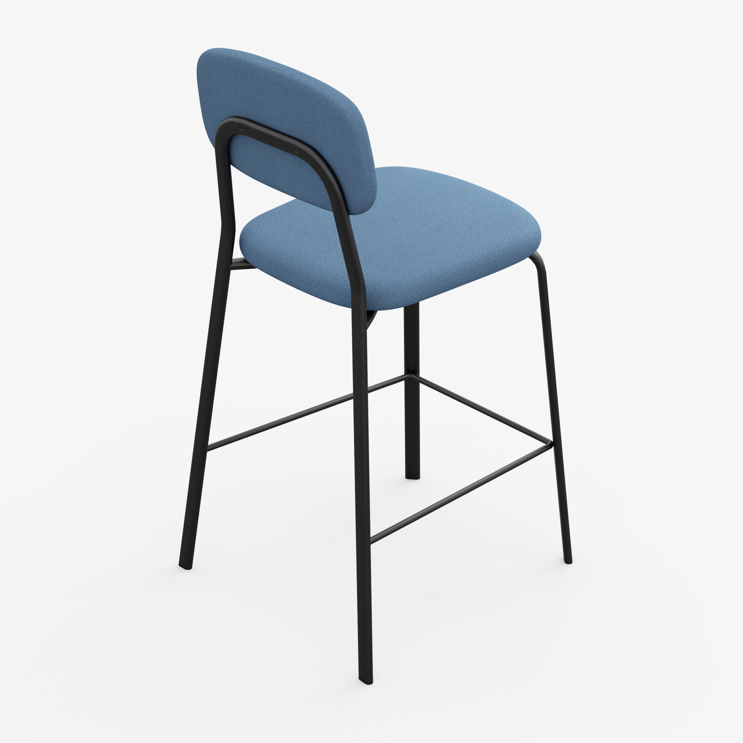 Form - Chair / High (Rectangle, Denim Blue)