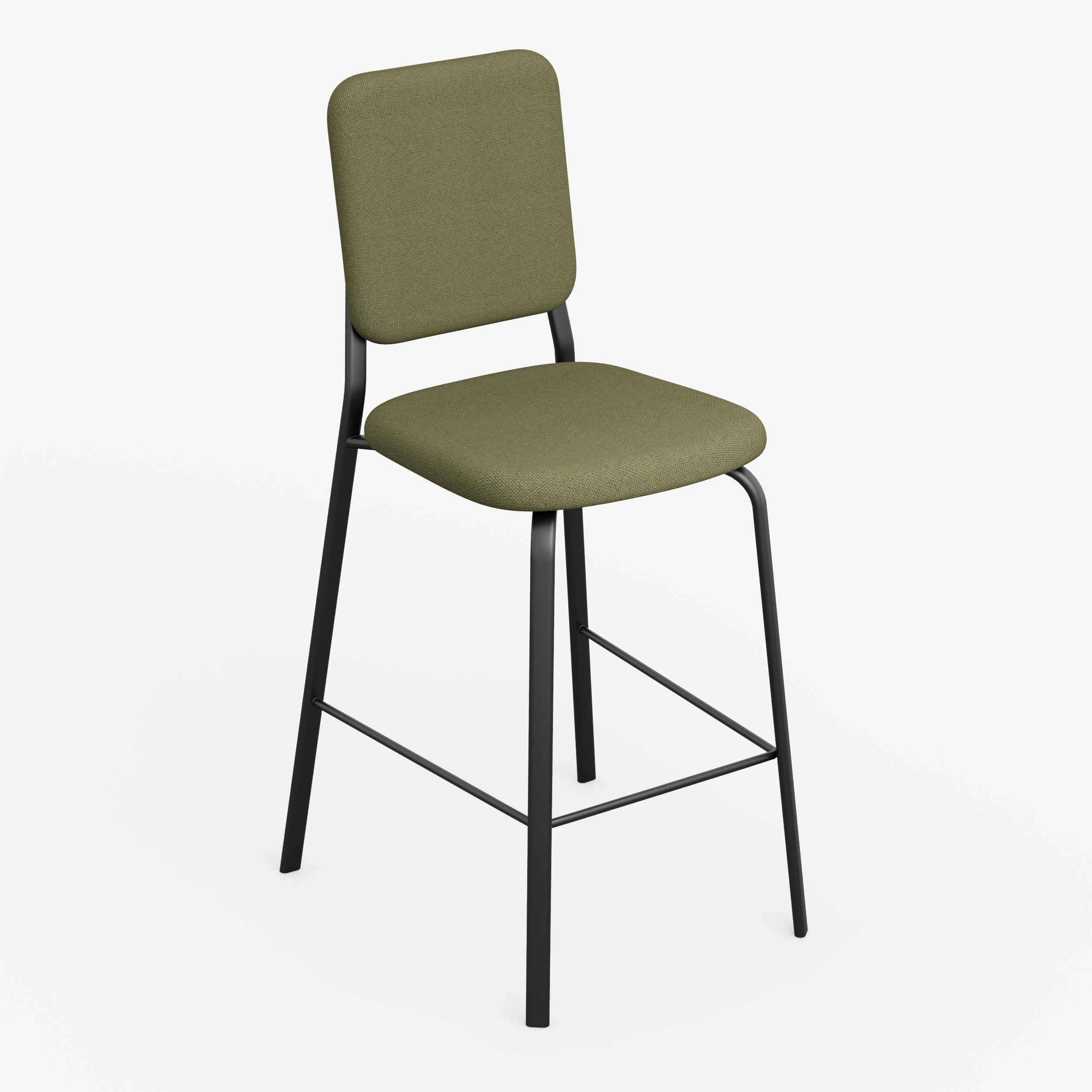 Form - Chair / High (Square, Olive Green)