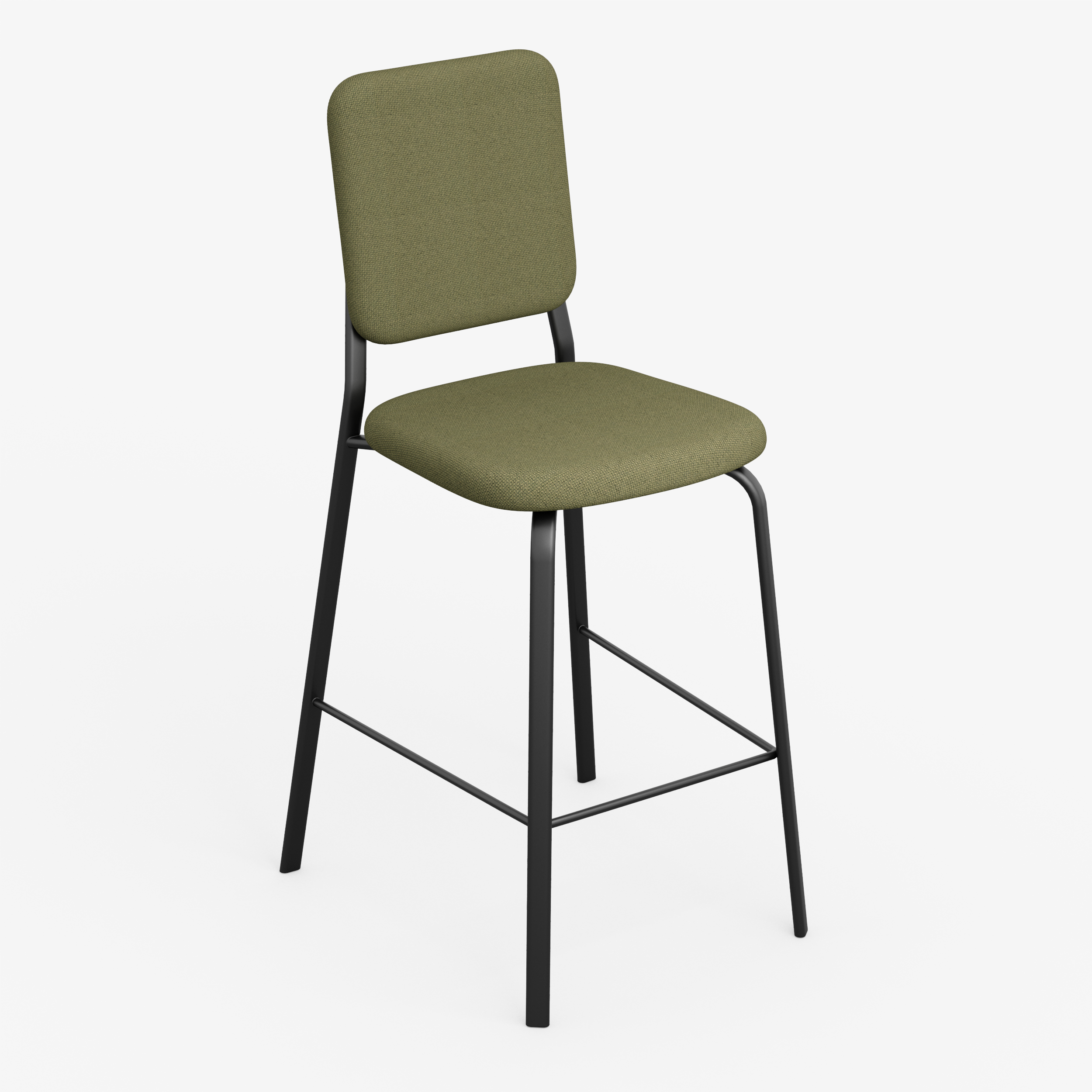 Form - Chair / High (Square, Olive Green)