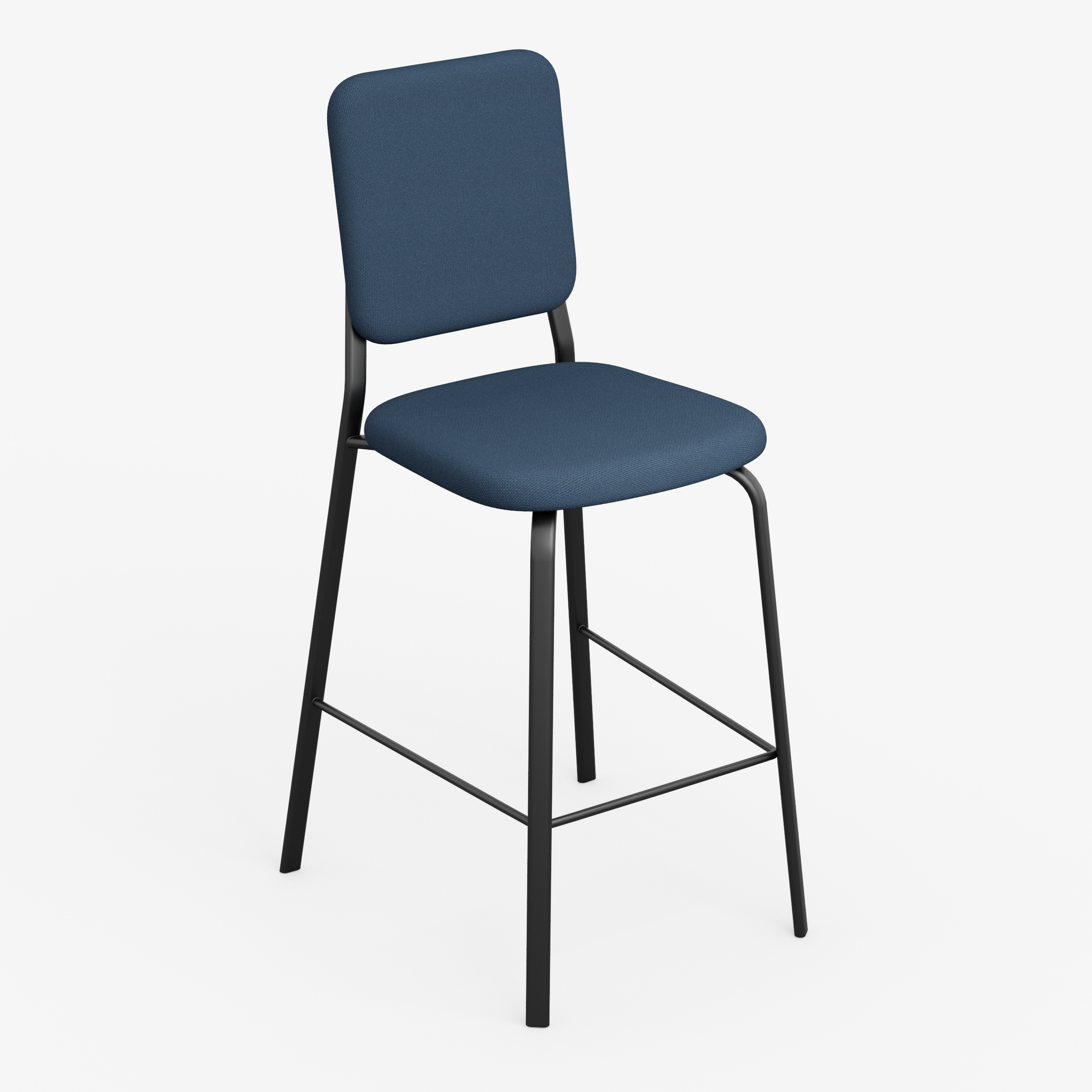 Form - Chair / High (Square, Navy Blue)