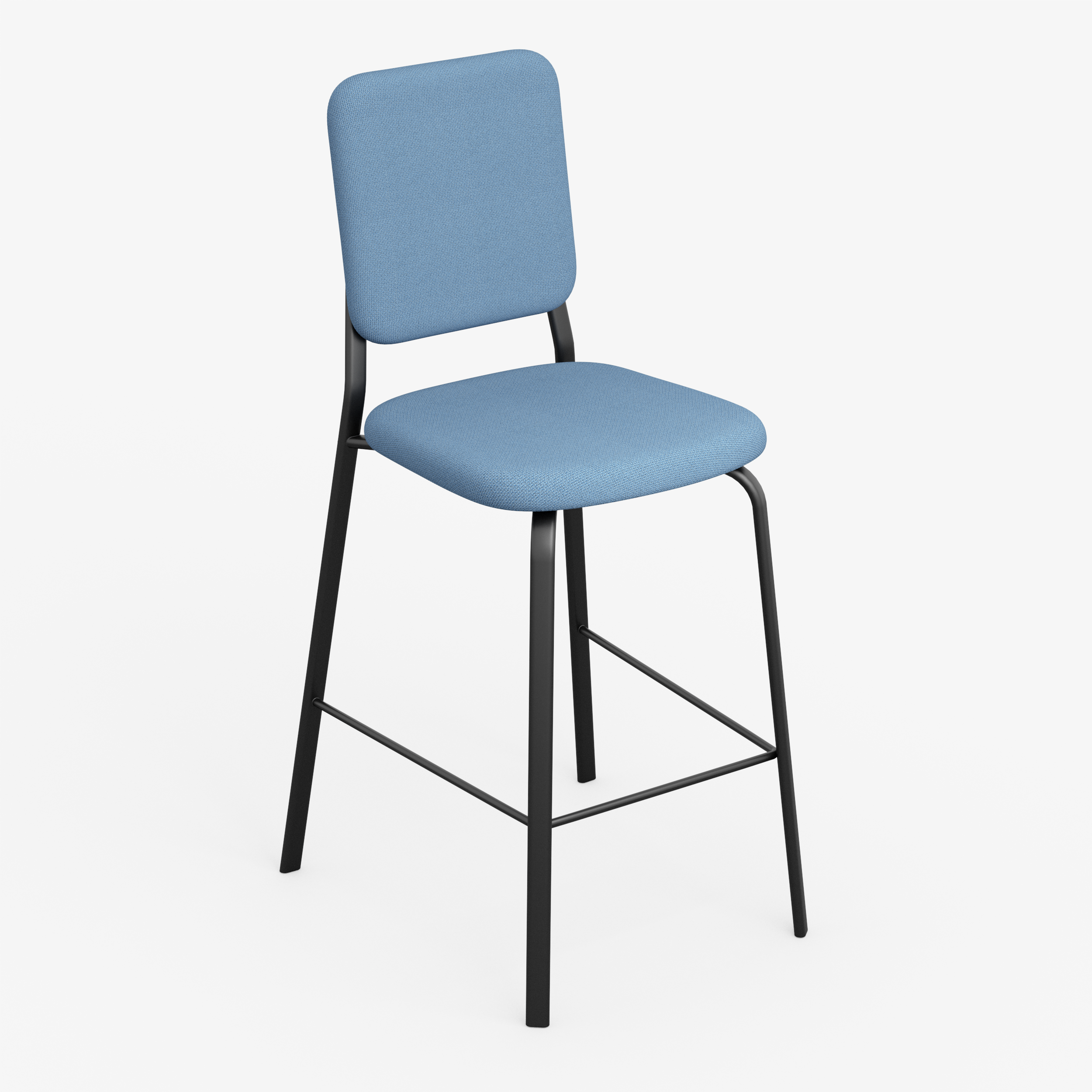 Form - Chair / High (Square, Denim Blue)