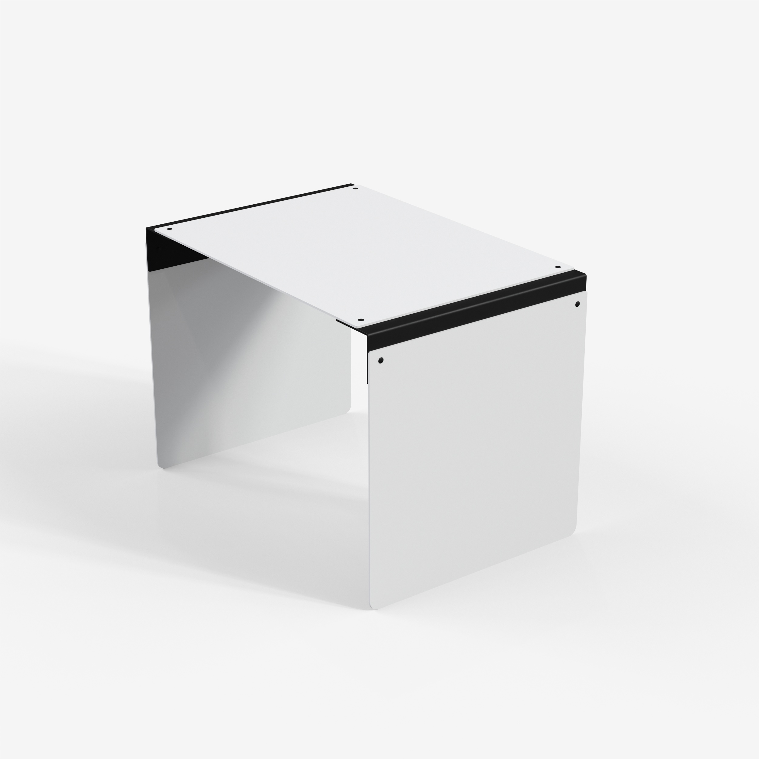 Connect - Coffee Table / L (Square, White)
