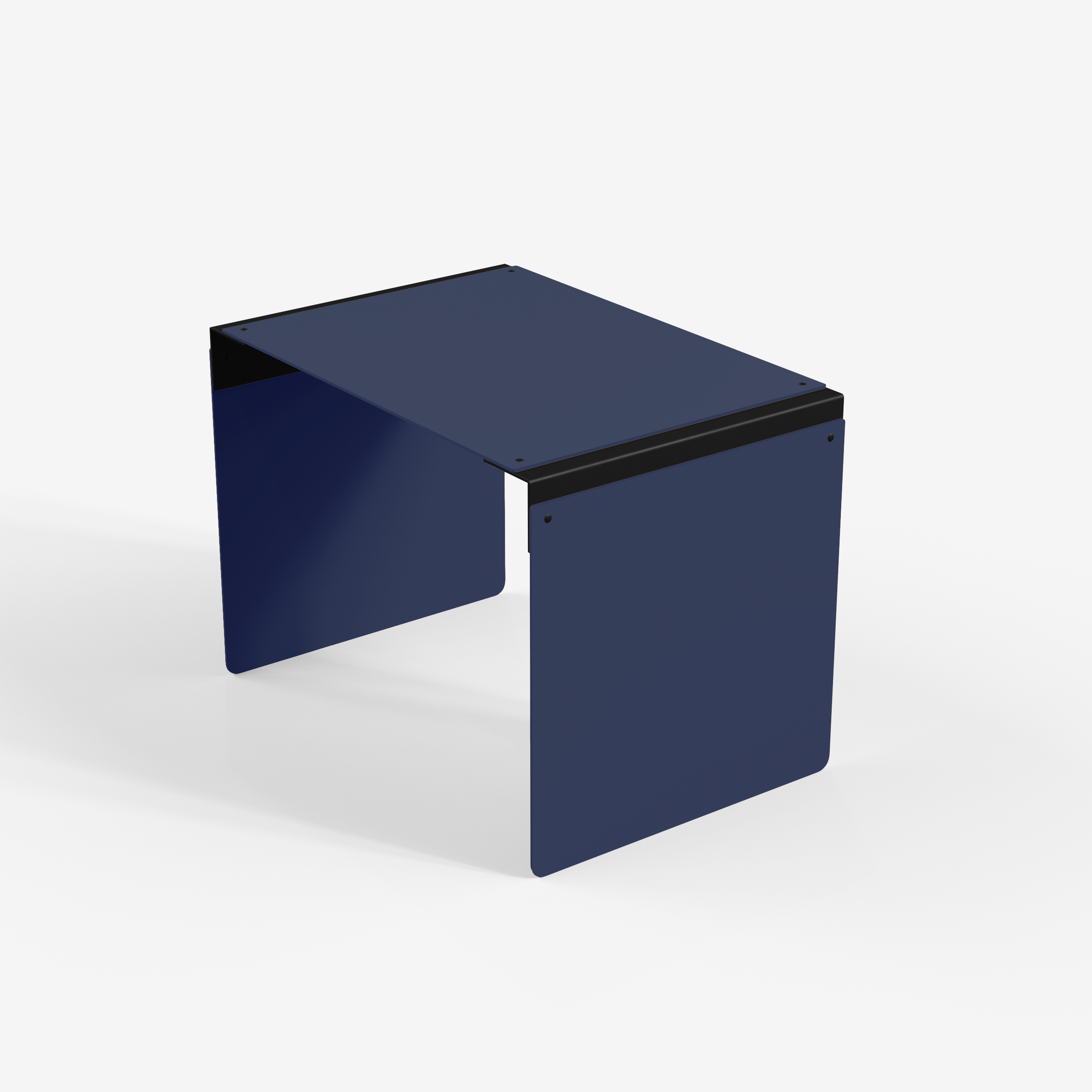 Connect - Coffee Table / L (Square, Navy Blue)