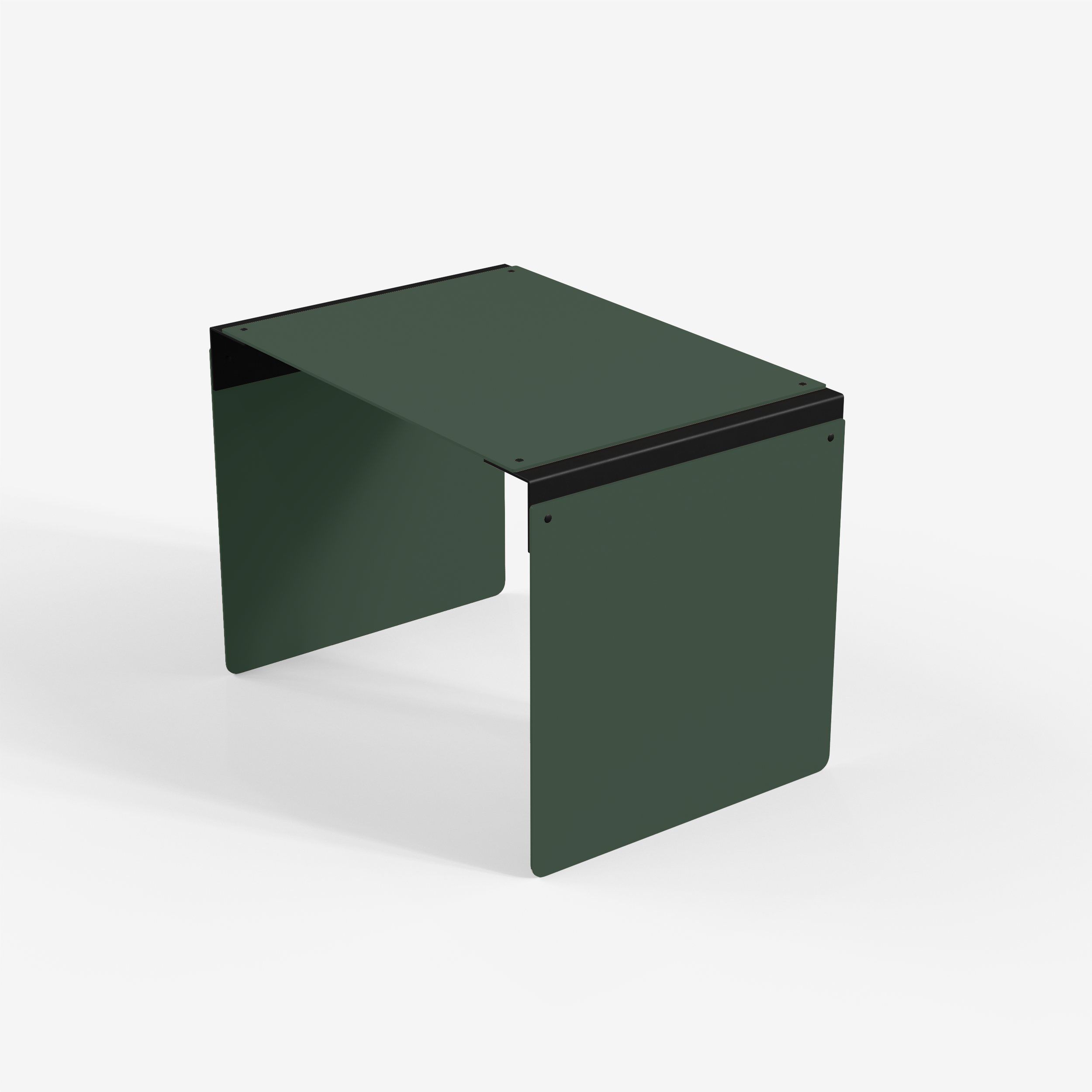 Connect - Coffee Table / L (Square, Moss Green)