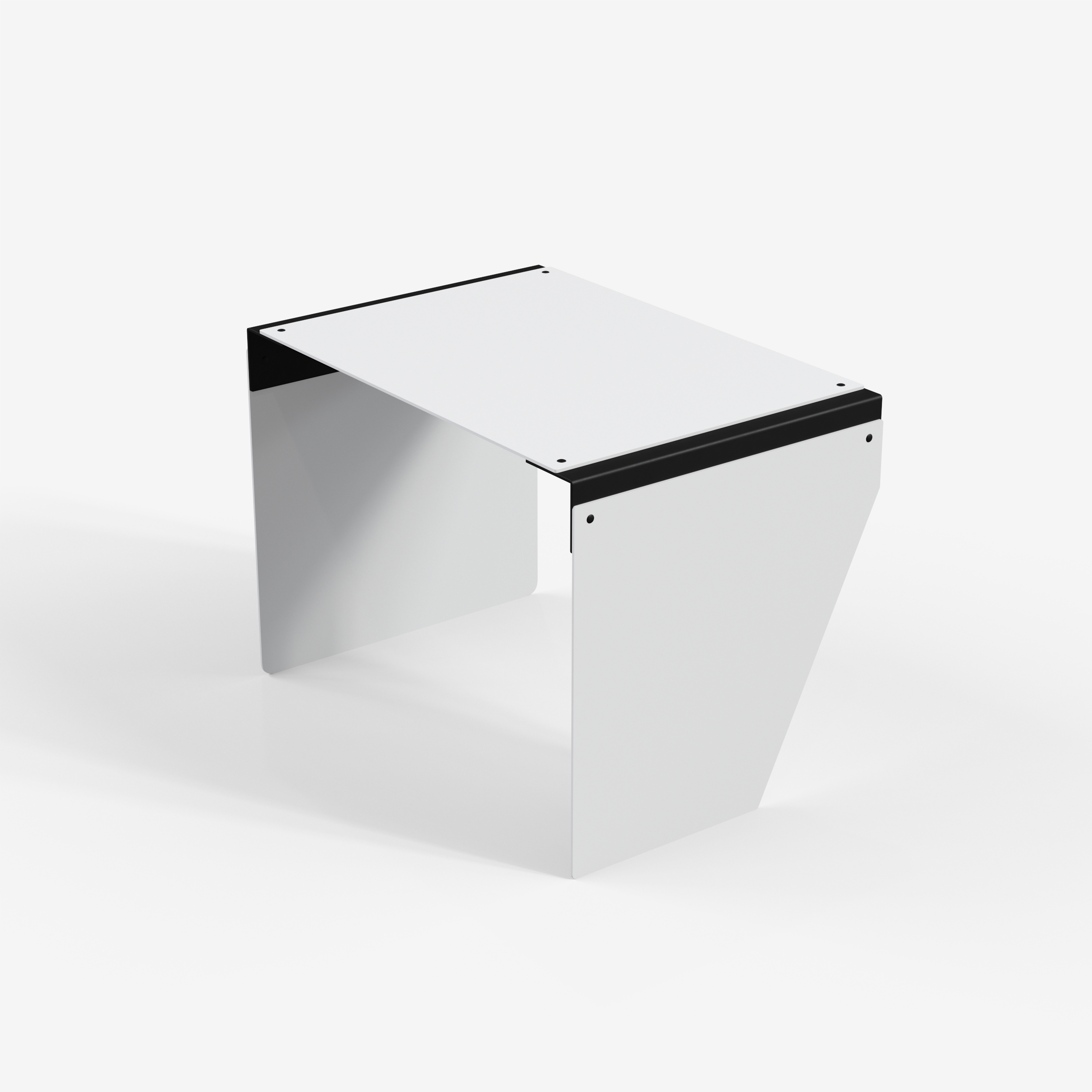 Connect - Coffee Table / L (Angle, White)