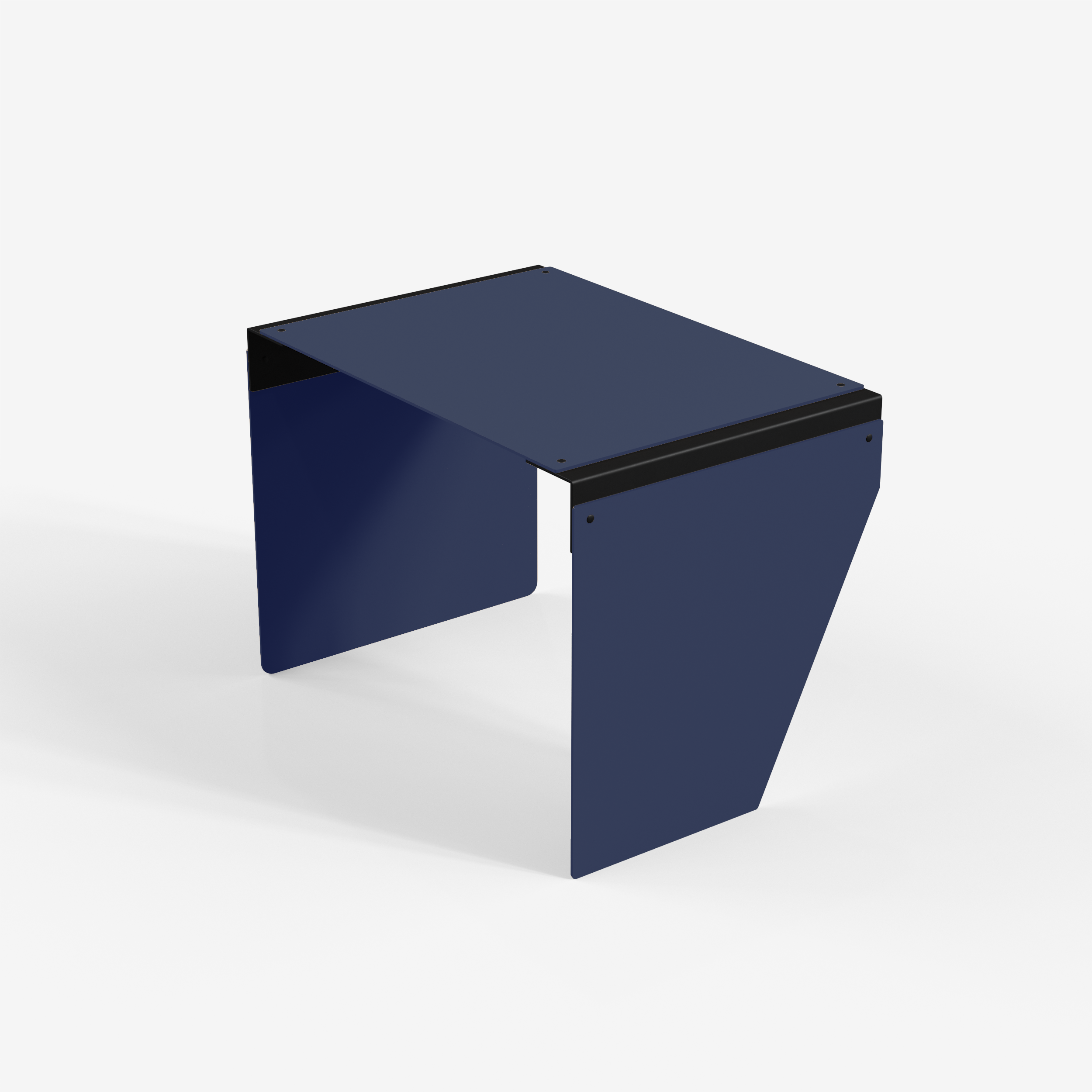 Connect - Coffee Table / L (Angle, Navy Blue)