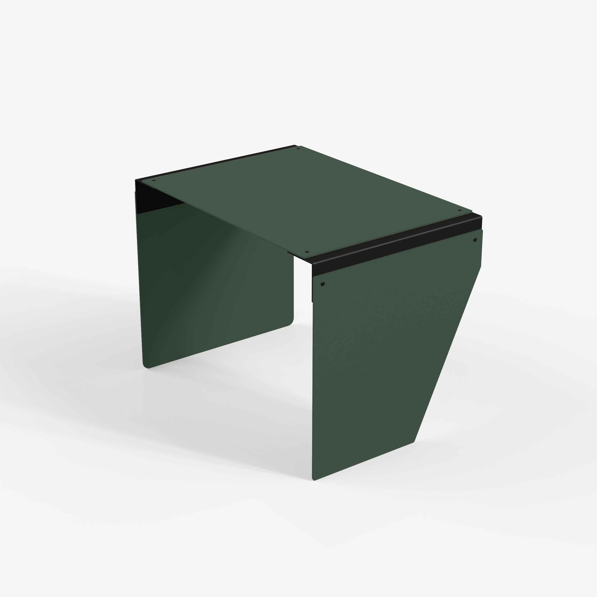 Connect - Coffee Table / L (Angle, Moss Green)