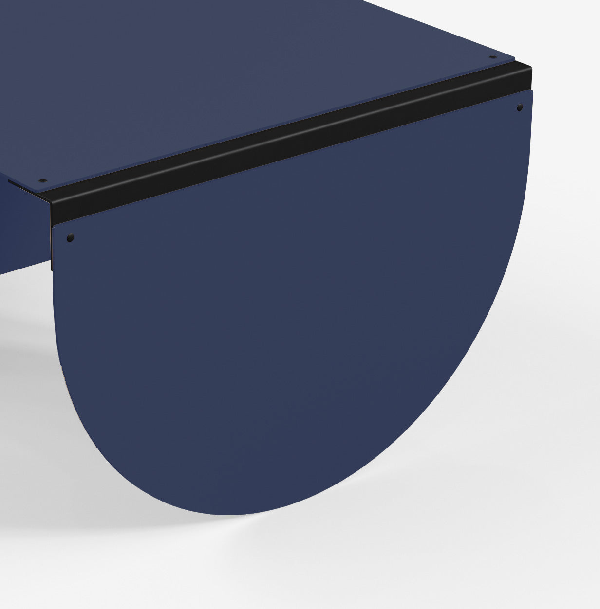 Connect - Coffee Table / XL (Round, Navy Blue)
