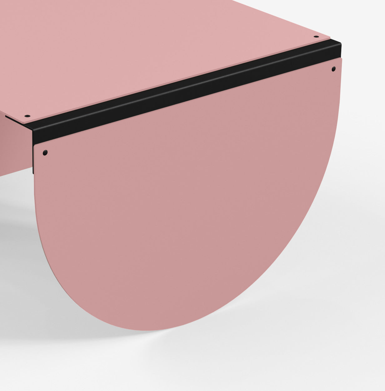 Connect - Coffee Table / XL (Round, Pink)