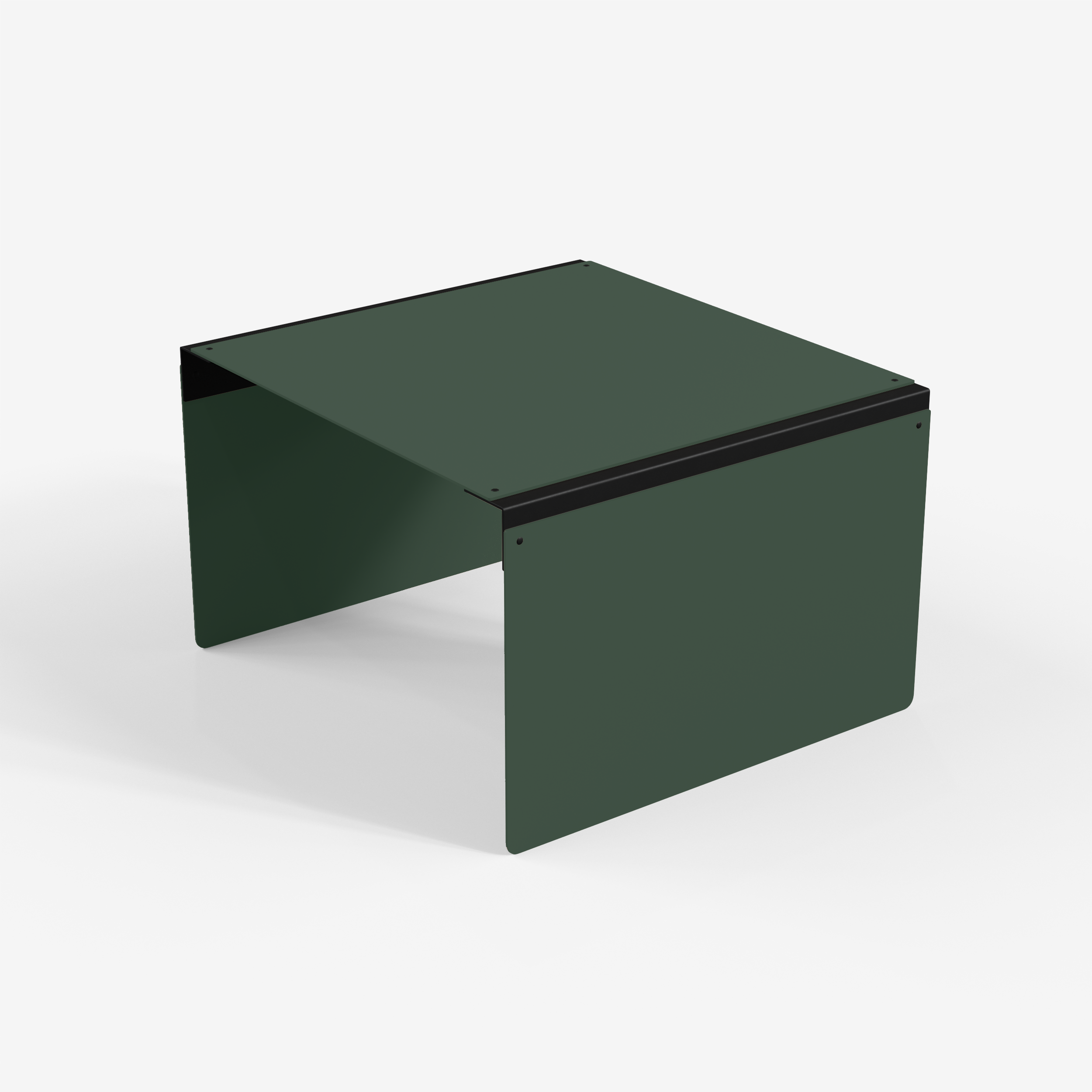 Connect - Coffee Table / XL (Square, Moss Green)