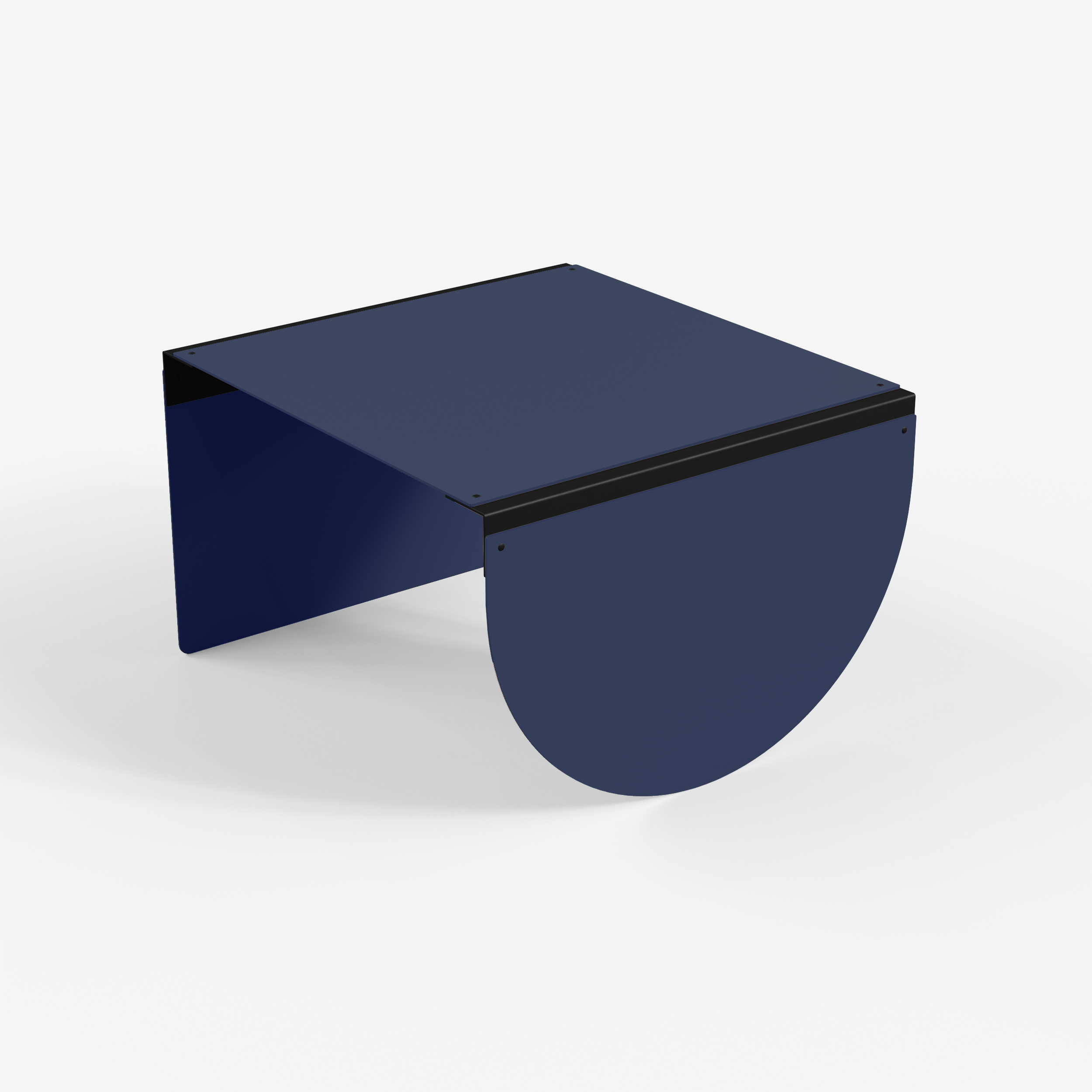 Connect - Coffee Table / XL (Round, Navy Blue)