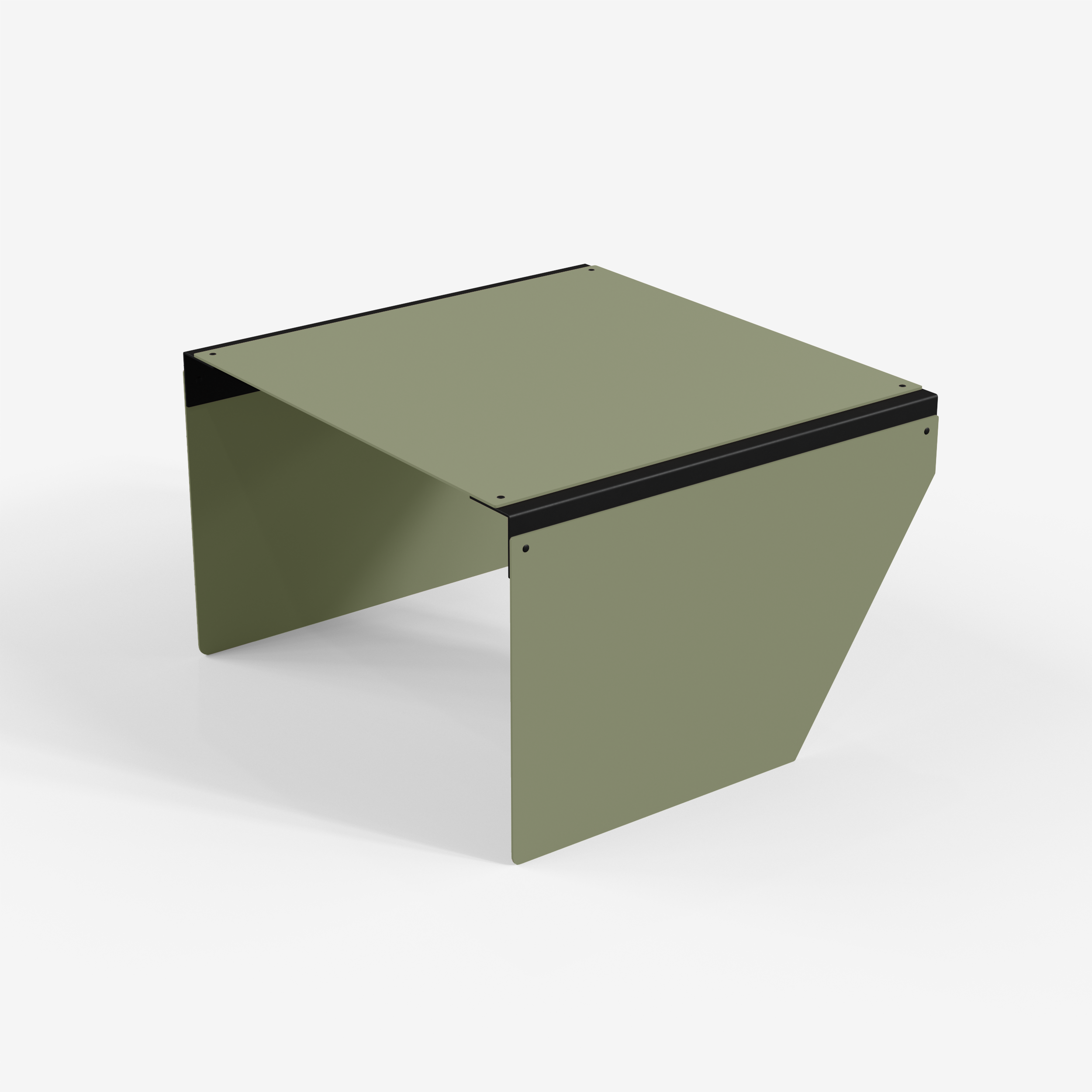 Connect - Coffee Table / XL (Angle, Olive Green)