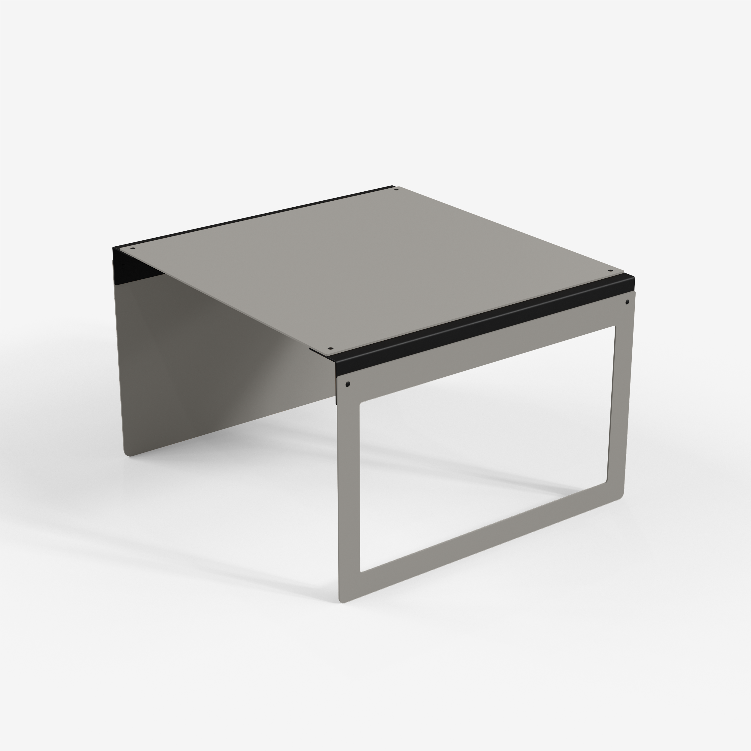 Connect - Coffee Table / XL (Frame/Square, Taupe)